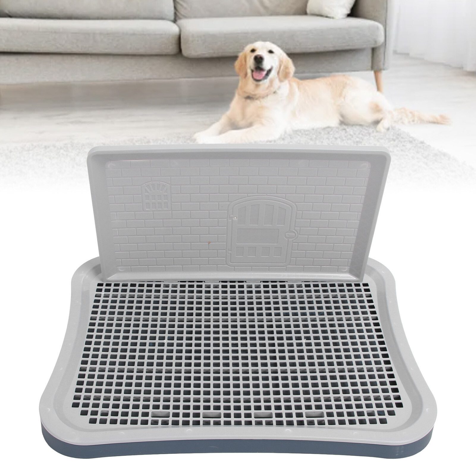 FUROKOY Hundetoilette Hundetoilette für große kleine mittelgroße Hunde, Fla günstig online kaufen