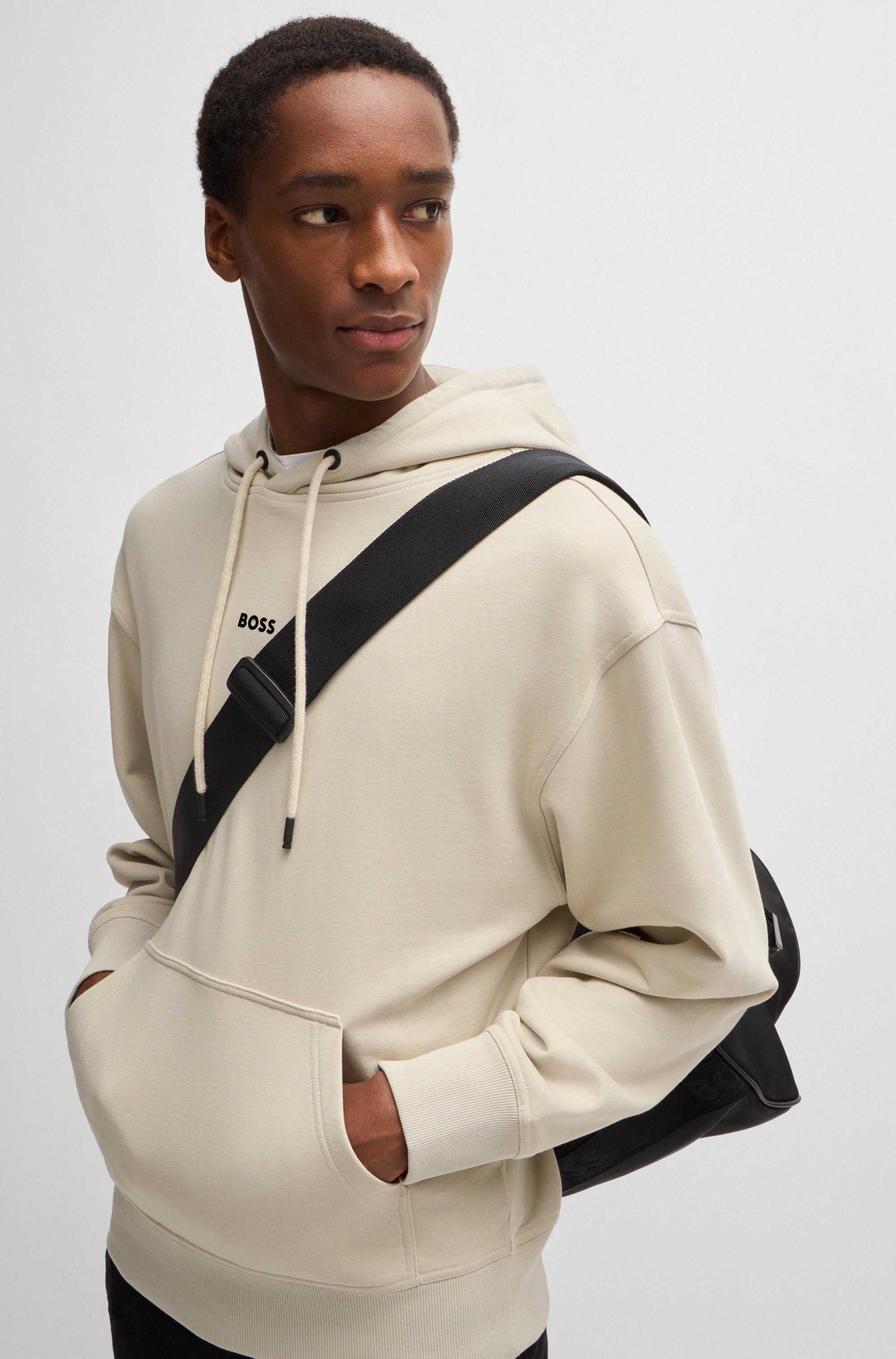 BOSS ORANGE Kapuzensweatshirt WeSmallhood mit Kängurutasche