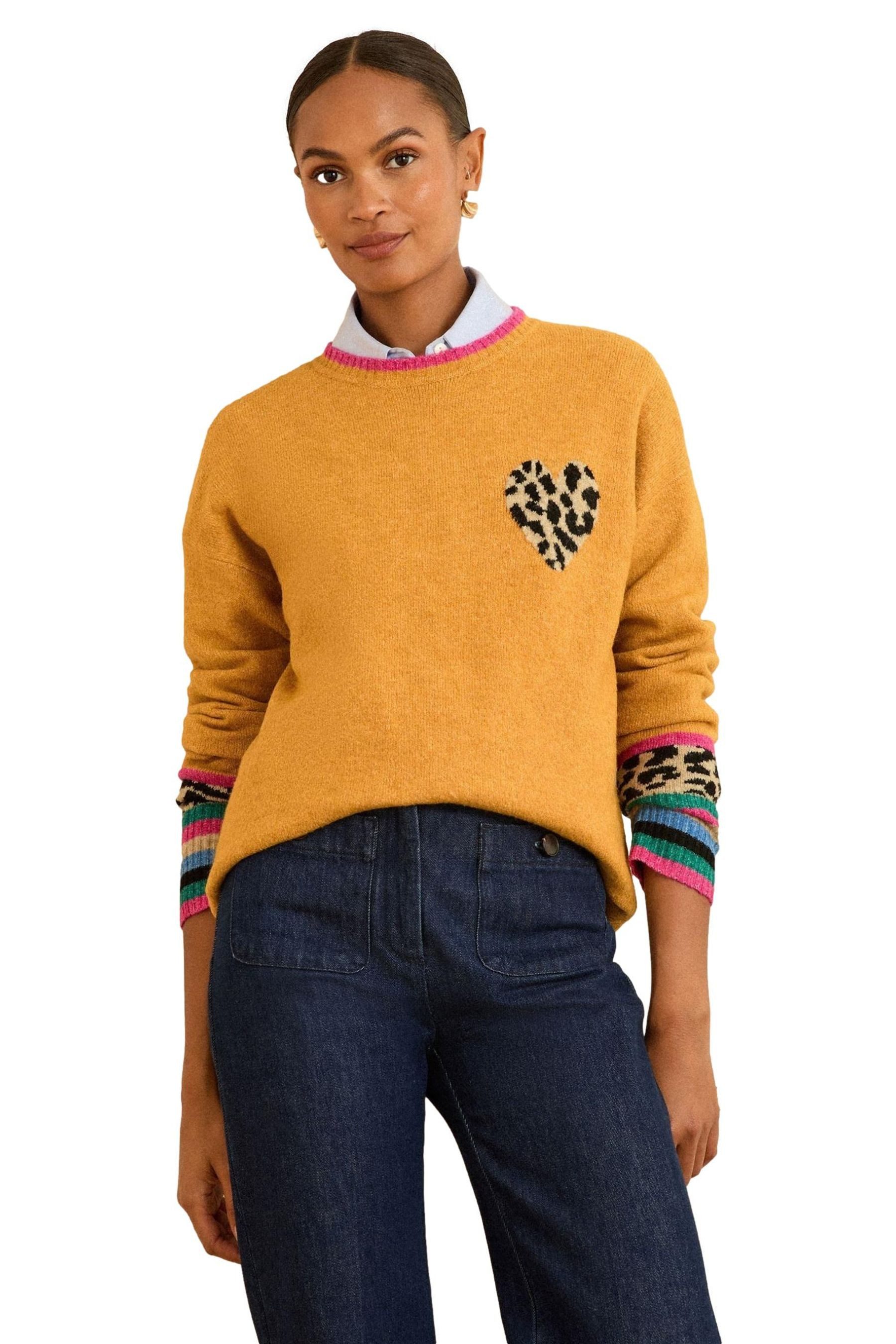 Rundhalspullover Love & Roses Rundhals-Pullover, Regular