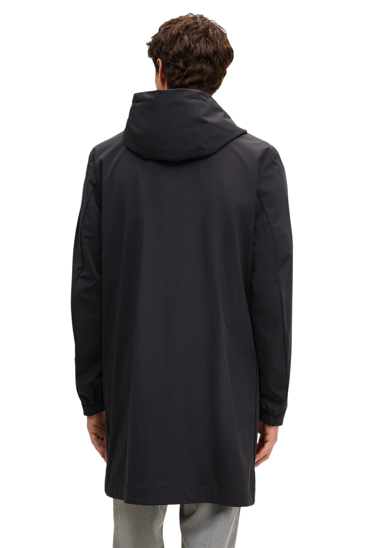 Strellson Parka (funktionales Design mit justierbarer Kapuze) schwarz Herren