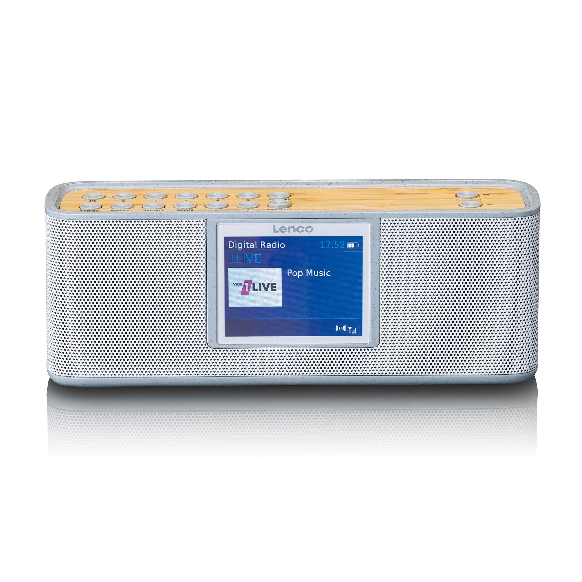 Digitalradio PDR-046GY Radio (Digitalradio (DAB) (DAB) DAB+/FM - Lenco