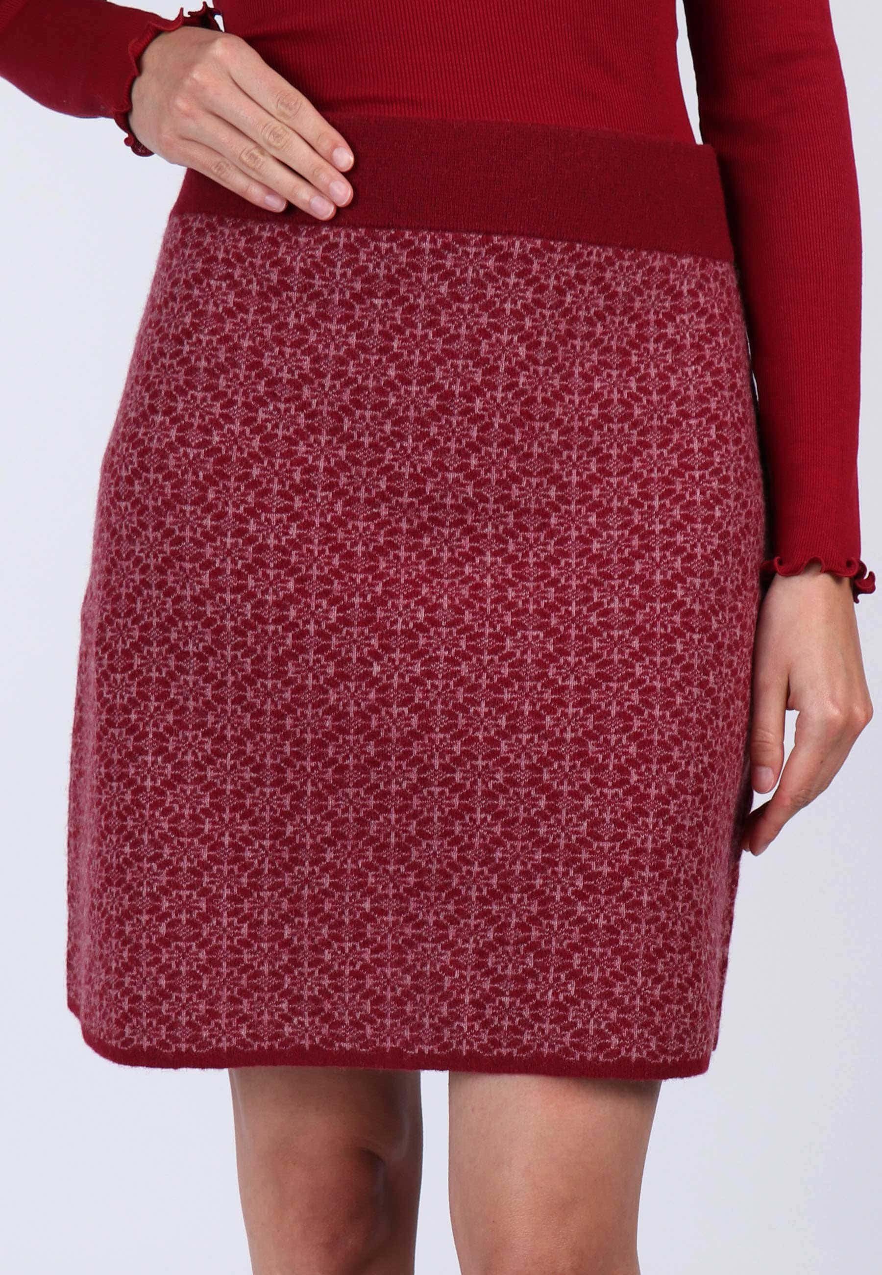 Sorgenfri Sylt Strickrock Mina Strickdetails