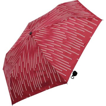doppler® Taschenregenschirm Super-Mini Havanna Damen UV-Schutz - Glamour, besonders leichter und kleiner Schirm, passt in jede Tasche