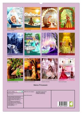 CALVENDO Wandkalender Meine PrinzessinAT-Version (Premium, hochwertiger DIN A2 Wandkalender 2023, Kunstdruck in Hochglanz)