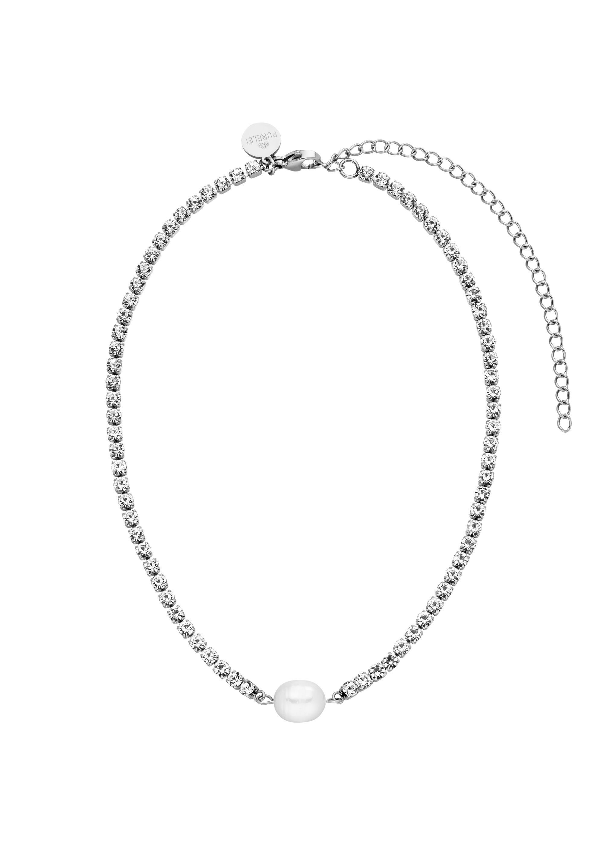 Purelei Choker Shimmering Pear, mit einer Keshi-Perle