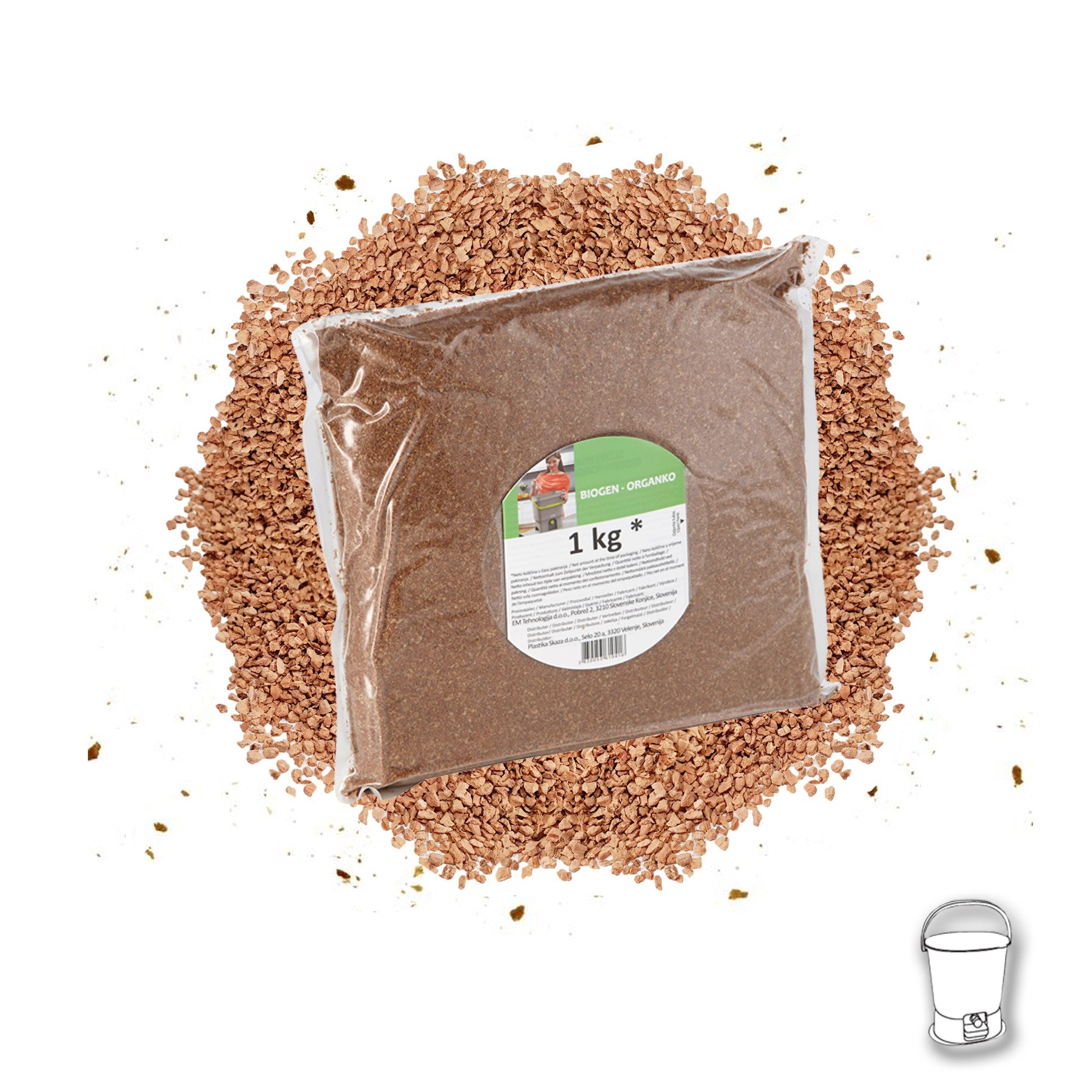 Lemodo Komposter Bokashi Ferment zur Produktion von Bokashi Kompost, 1 l, (1 St)