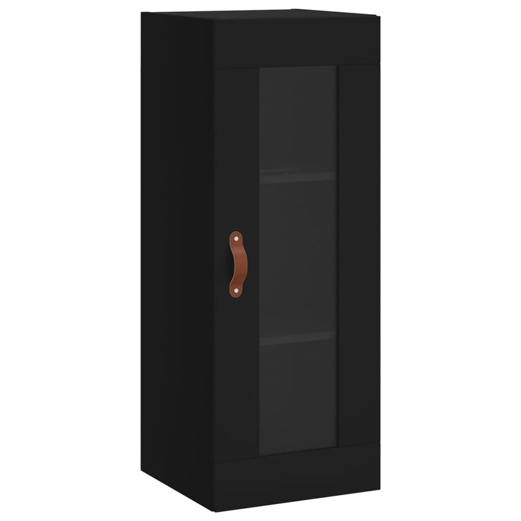 vidaXL Hängeschrank Wandschrank Schwarz 34,5x34x90 cm günstig online kaufen
