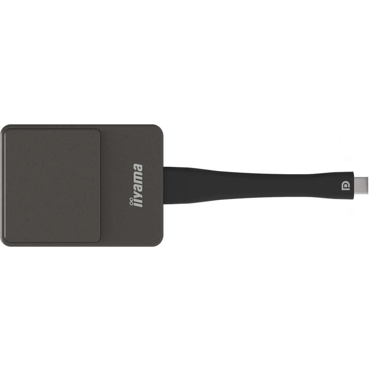 Iiyama WLAN-Dongle iiyama WP D002C Smart-TV-Dongle USB 4K Ultra HD Schwarz, Silber