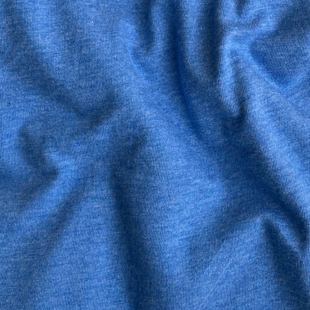 Farbbrillianz, Blau in Bio-Baumwolle karlskopf BERGMANN Deutschland 100%Bio-Baumwolle, Bedruckt 100% aus Print-Shirt Hohe