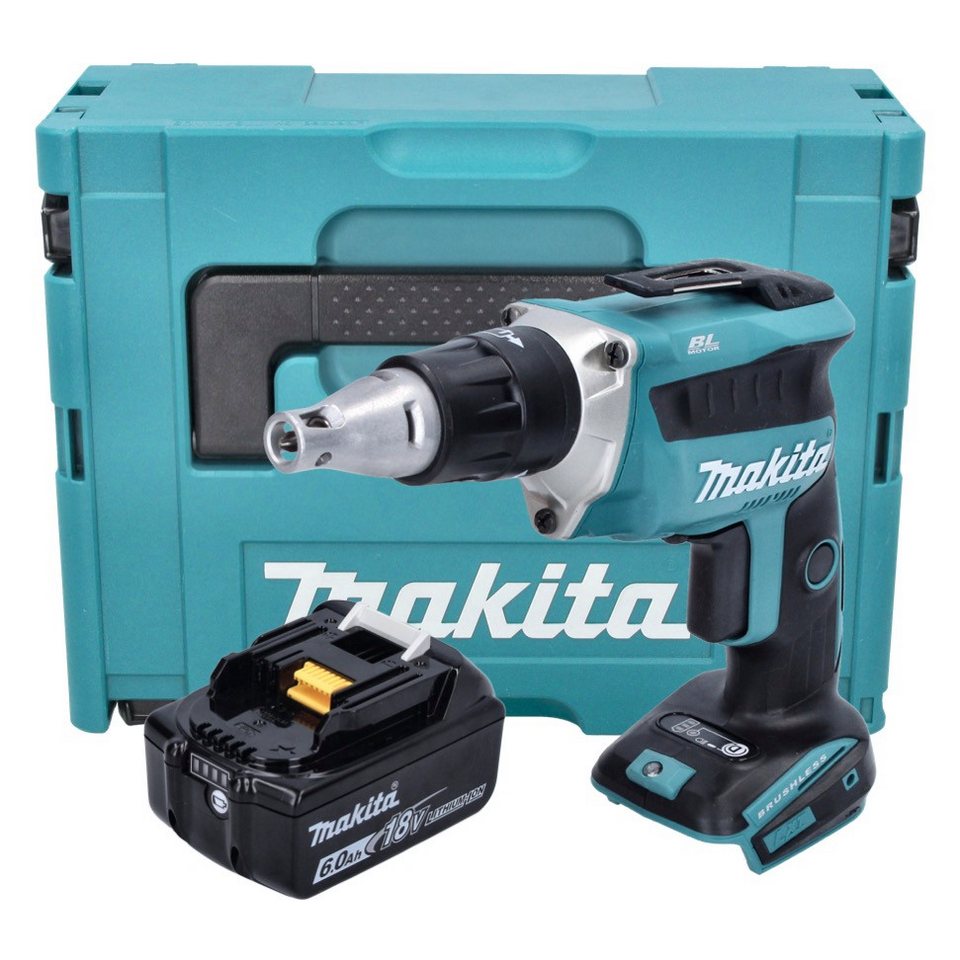 Thumbnail - Makita Akku-Magazinschrauber DFS 452 G1J Akku Schnellbauschrauber 18 V Brushless + 1x Akku 6,0 Ah