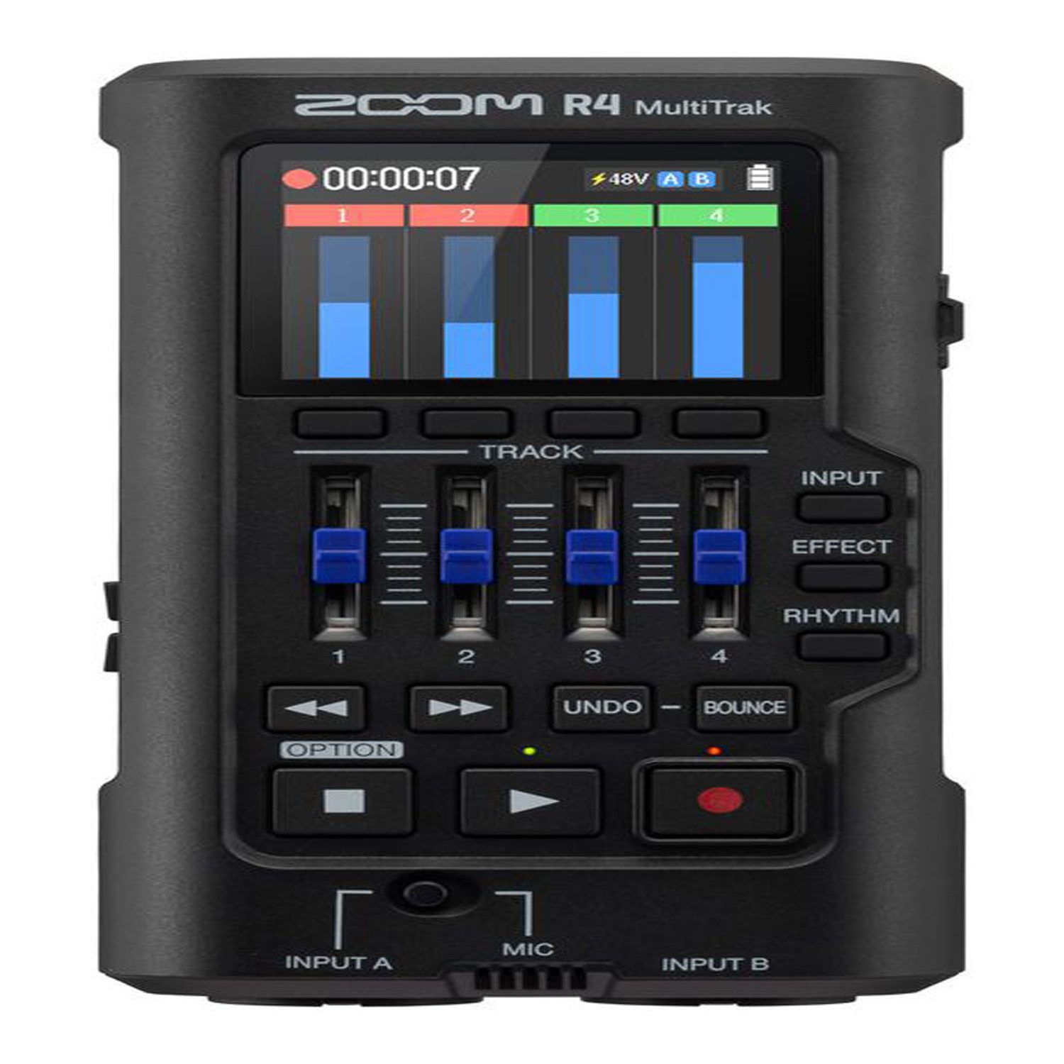 Zoom R4 MultiTrak mobiler Audio-Recorder Digitales Aufnahmegerät