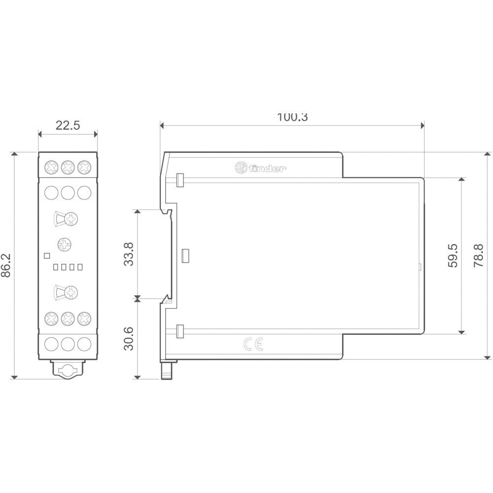 finder Zeitrelais Finder 83.01.0.240.0000 83.01.0.240.0000 Zeitrelais Multifunktional 1, (83.01.0.240.0000)