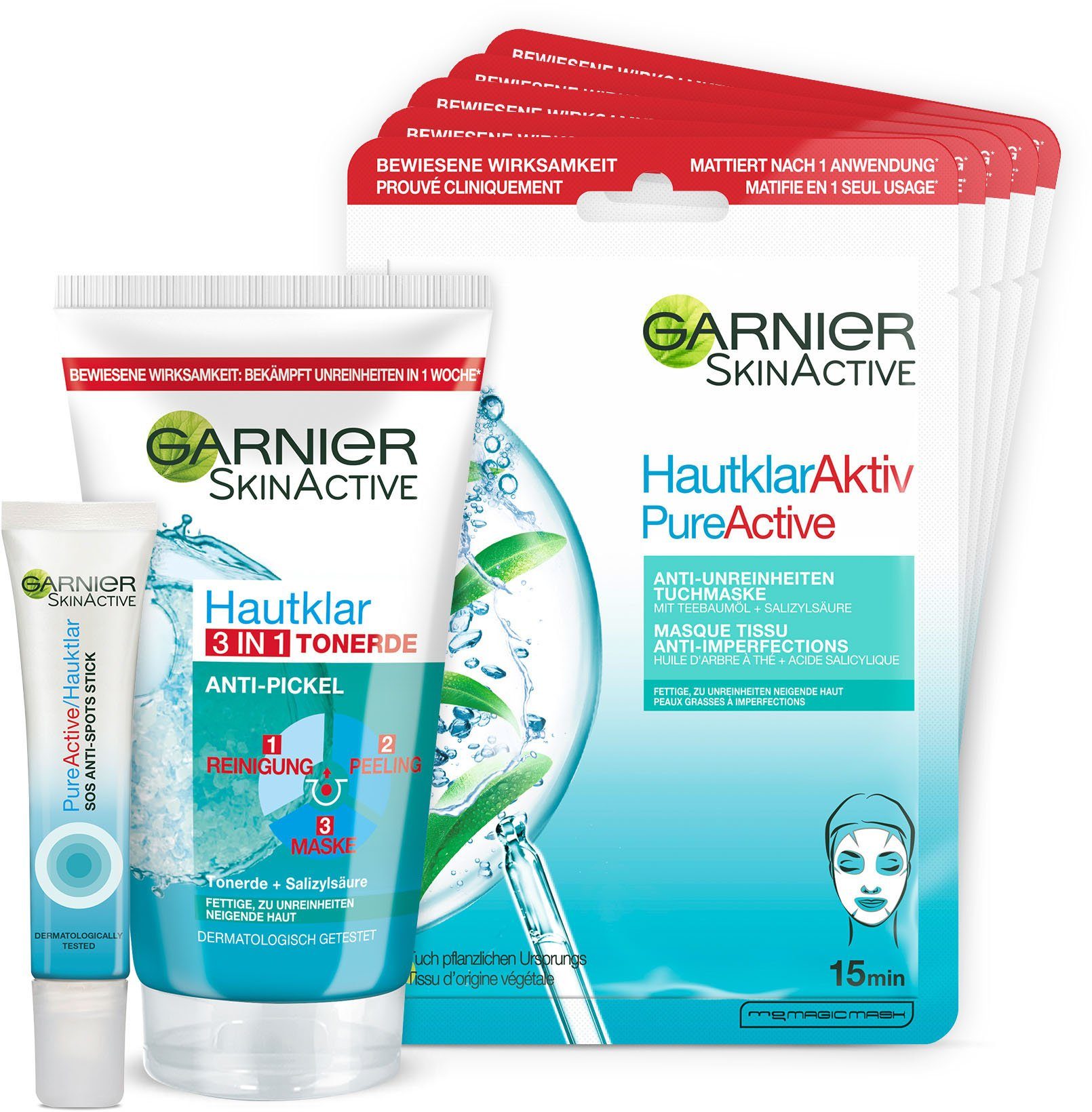 GARNIER Pflege-Set »SkinActive Pickel SOS Set«