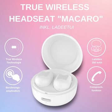 fontastic Macaro Essential True Wireless Stereo Kopfhörer weiß Bluetooth-Kopfhörer
