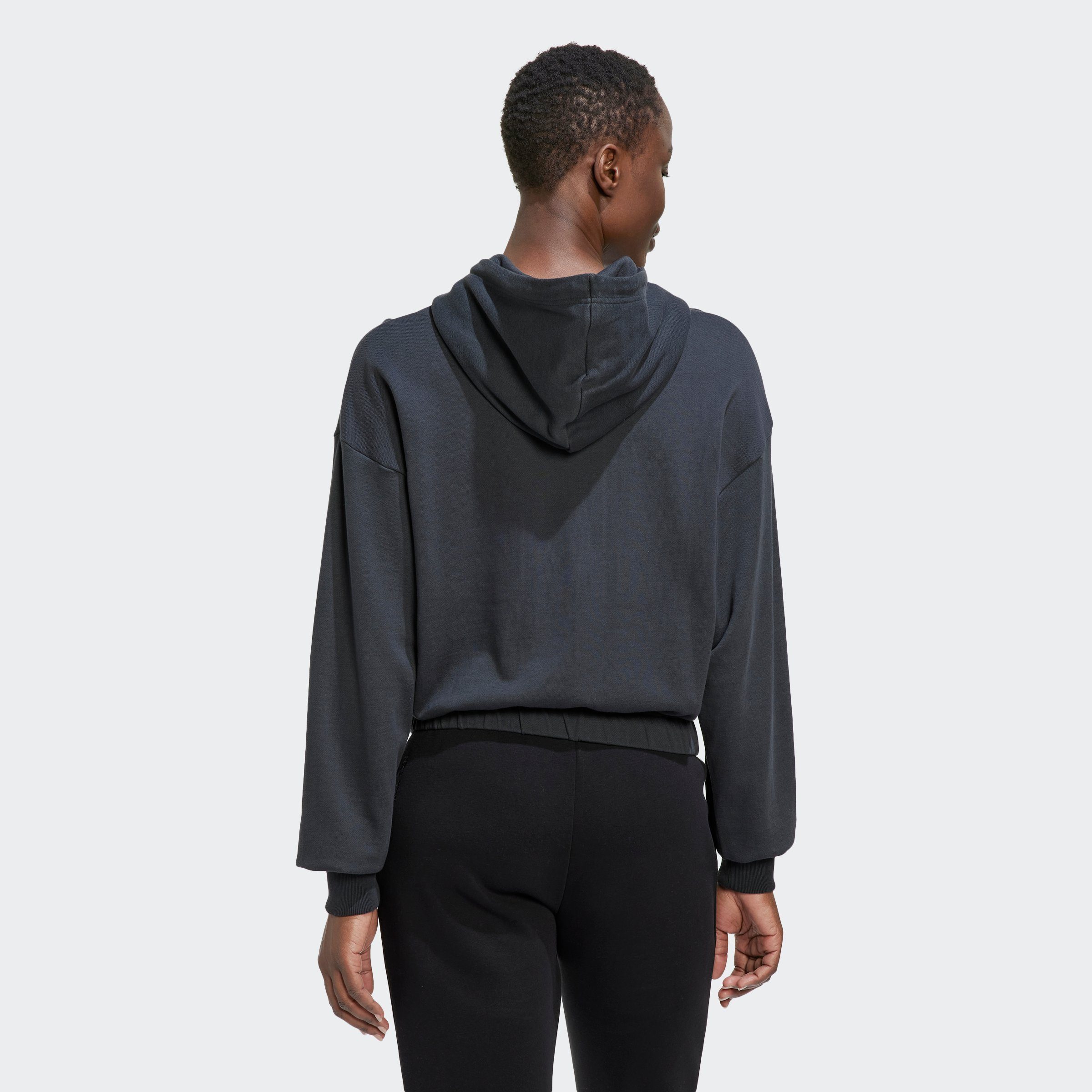 STUDIO CARBON HOODIE CROPPED adidas Sportswear Sweatshirt LOUNGE