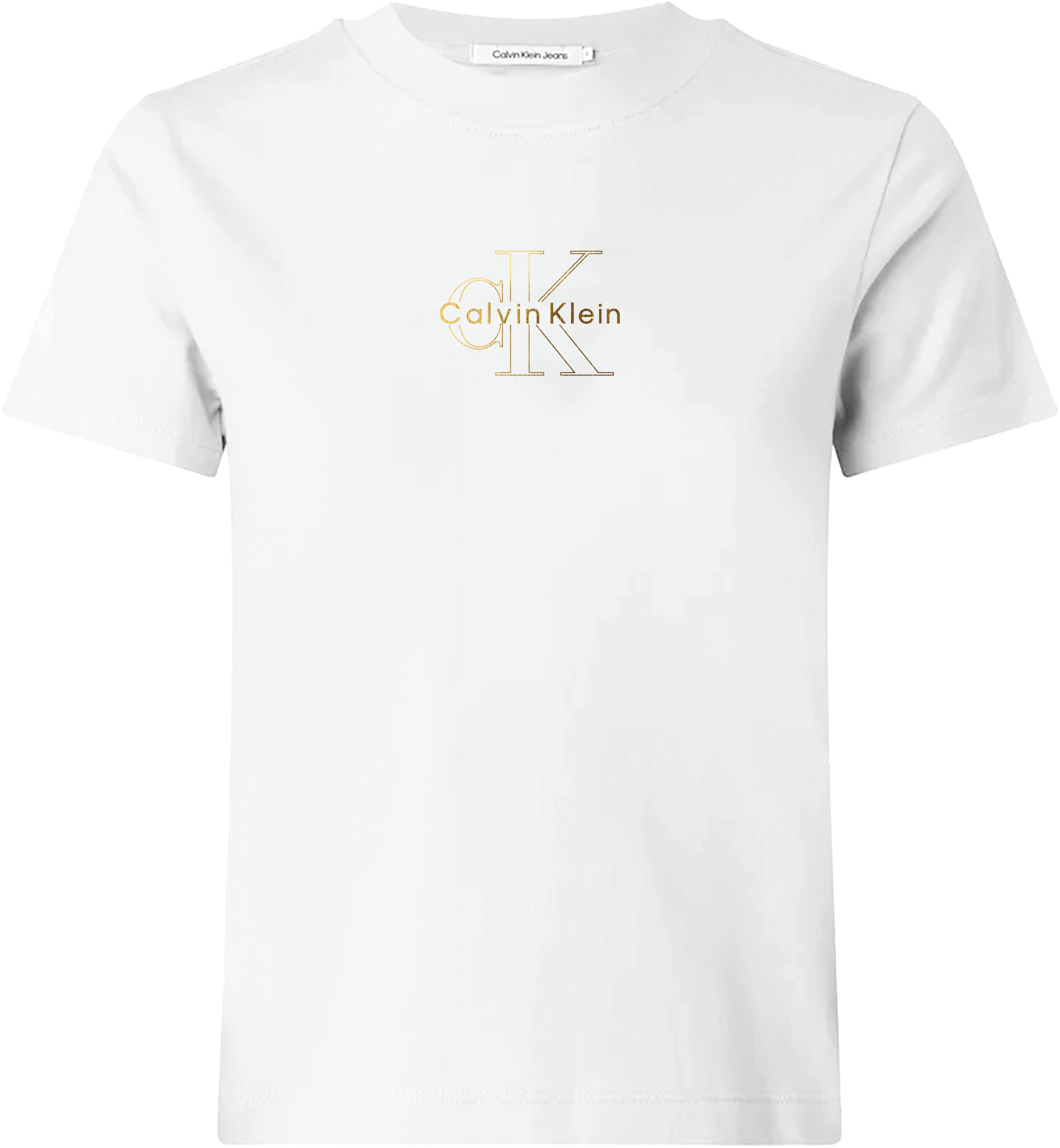 Calvin Klein Jeans T-Shirt SS CLASSIC FOIL MONOLOGO TEE Mit Metallic-Logo
