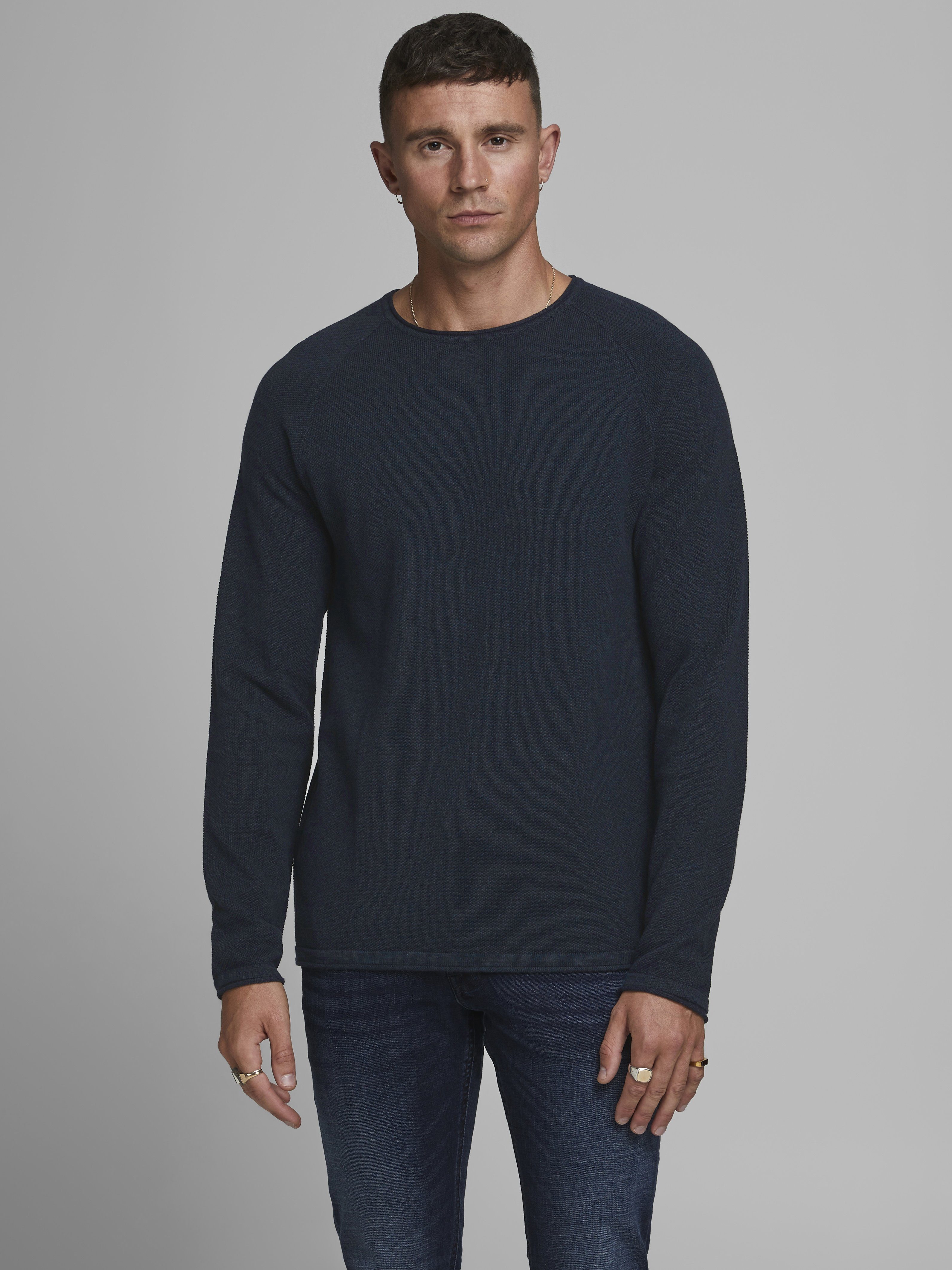 Jack & Jones Strickpullover JJEHILL KNIT CREW NECK NOOS