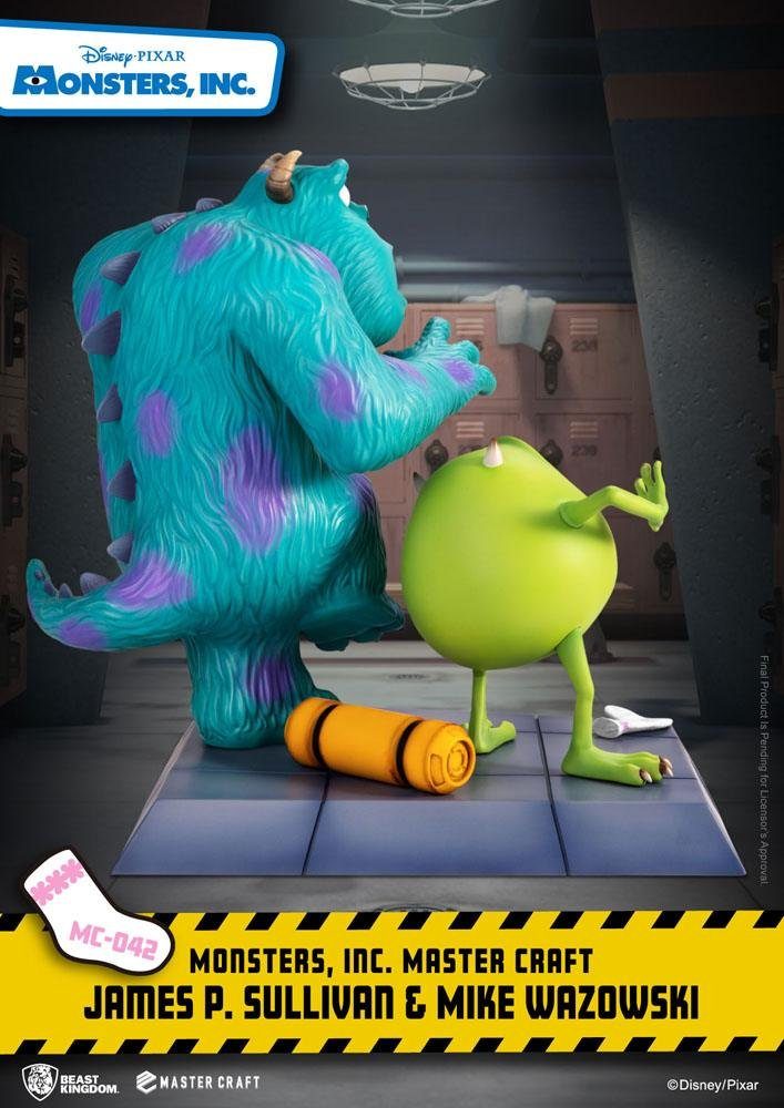 Beast Kingdom Toys Comicfigur Die Monster AG Statue James P. Sullivan & Mike Wazowski 34 cm