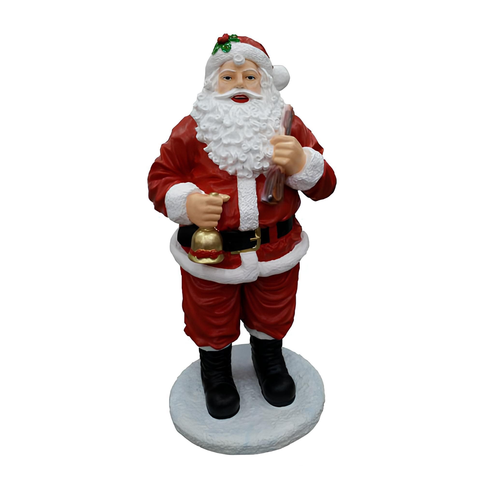 Xlmoebel Weihnachtsfigur Weihnachtsmann Skulptur als Außenleuchte aus hochwertigem Material (Skulptur, Skulptur), Hergestellt in Europa
