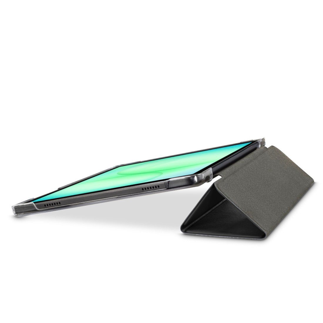Hama Tablet-Hülle Tablet-Hülle mit Standfunktion für Galaxy Tab A11 8.7", schwarz, Magnetischer Deckel, Standfunktion, transparente Rückseite, leicht – Bild 3 von 5