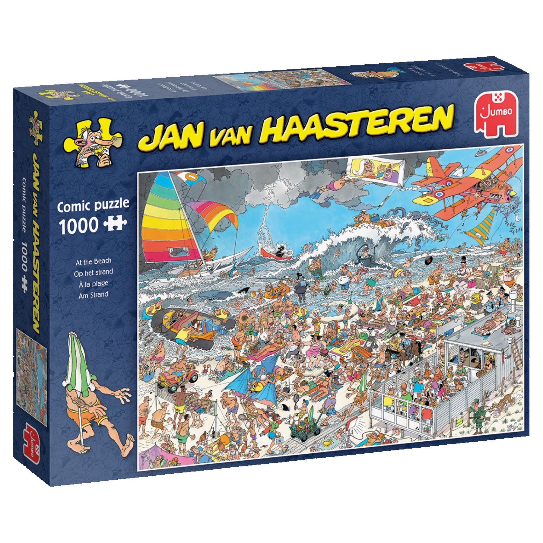 Jan van Haasteren Puzzle Jan van Haasteren At the beach 1000 Teile Puzzle, 1000 Puzzleteile
