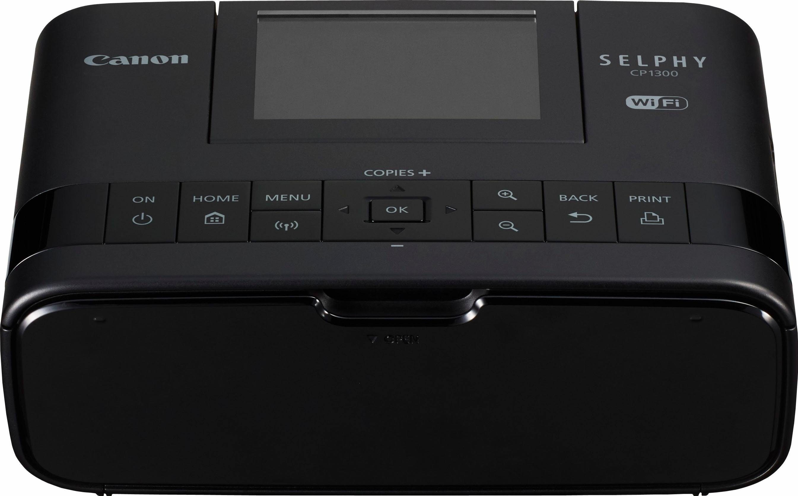 Canon SELPHY CP1300 Fotodrucker, (WLAN (Wi-Fi) schwarz | Fotodrucker