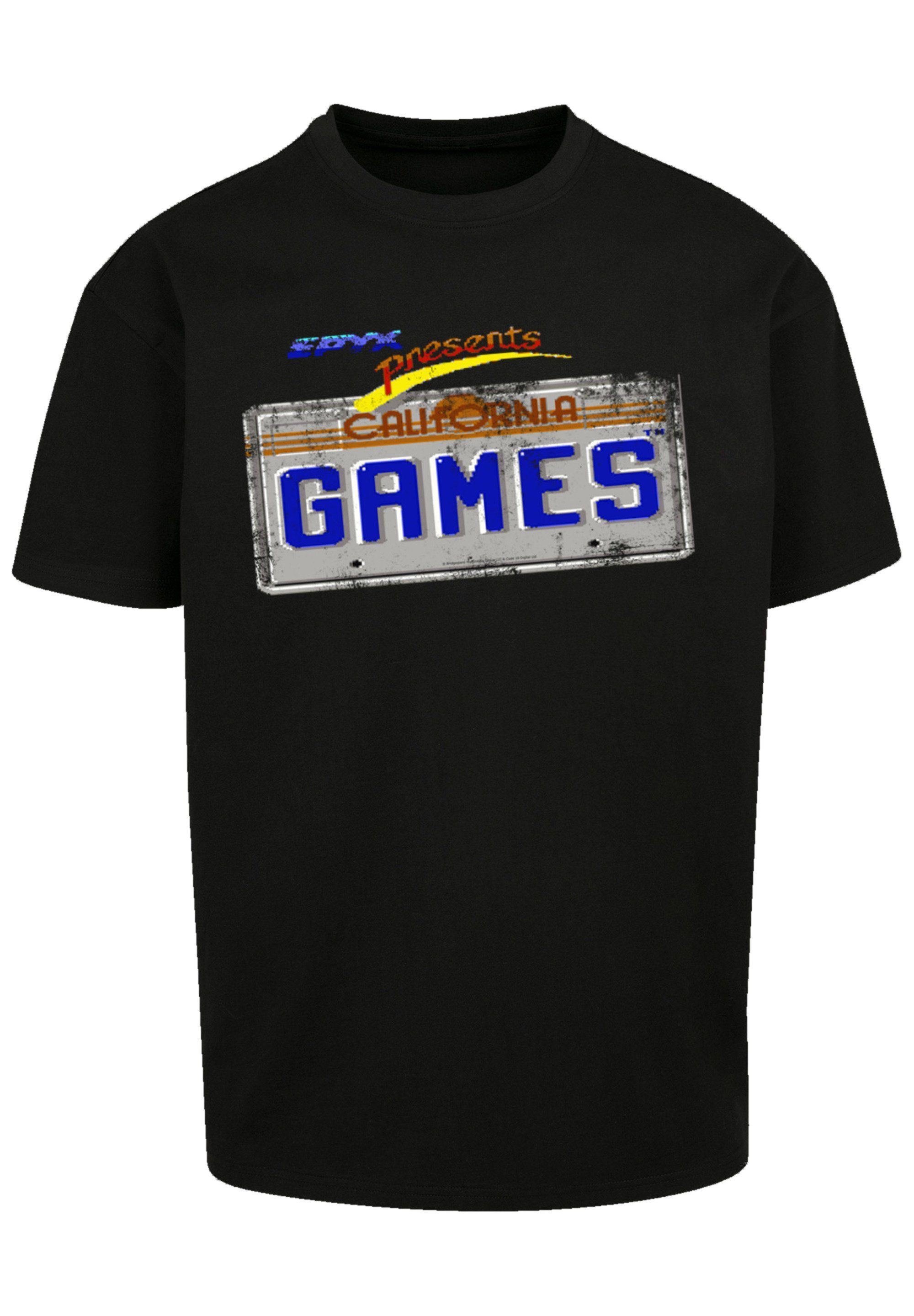 Games F4NT4STIC T-Shirt Plate California schwarz Print