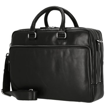 Leonhard Heyden Businesstasche Cambridge - Aktentasche L 3 Fächer Leder 15" 41 cm