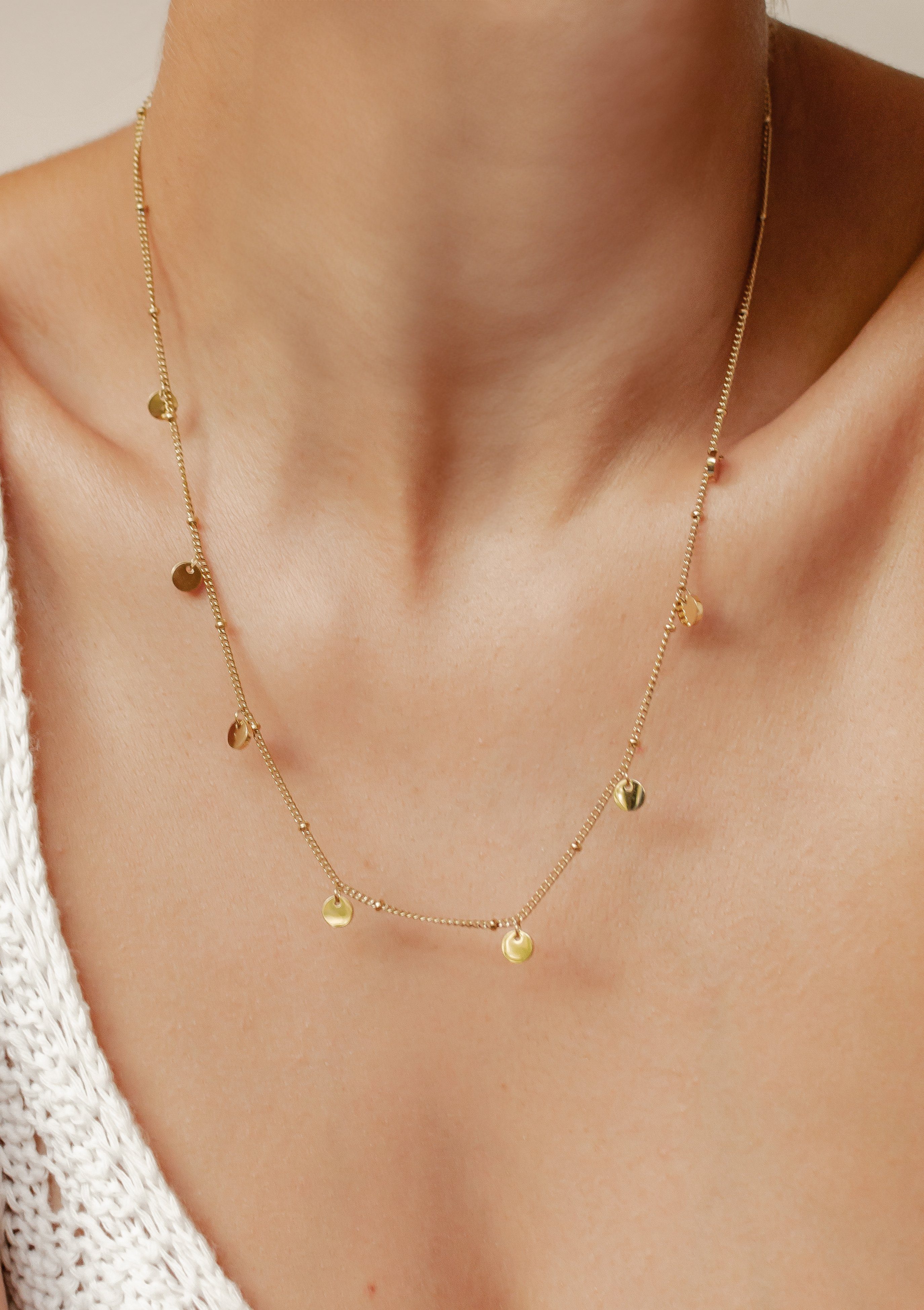 Hey Happiness Charm-Kette Damen Kreis Anhänger günstig online kaufen