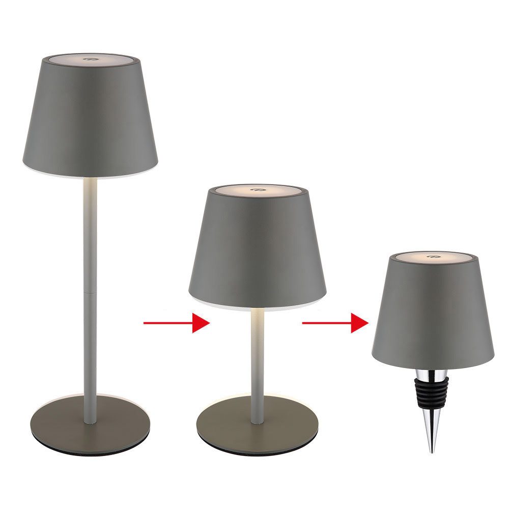 GLOBO LIGHTING LED Außen-Tischleuchte, LED-Leuchtmittel fest günstig online kaufen