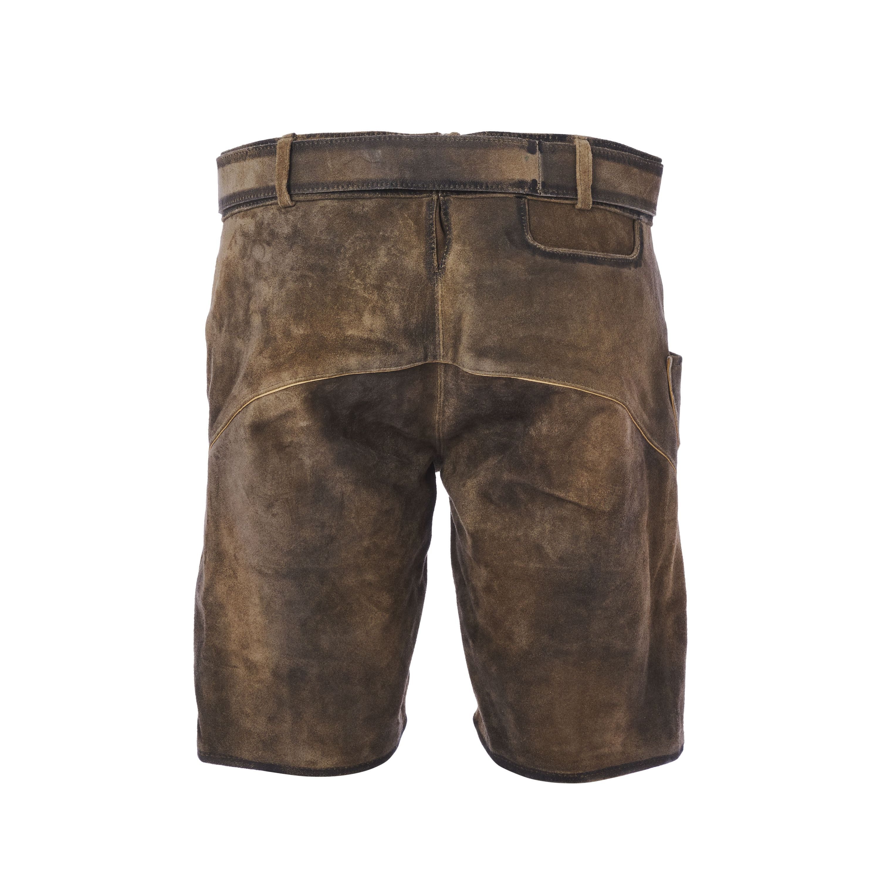 Trachtenkult Trachtenlederhose Kurze Lederhose Wilhelm günstig online kaufen