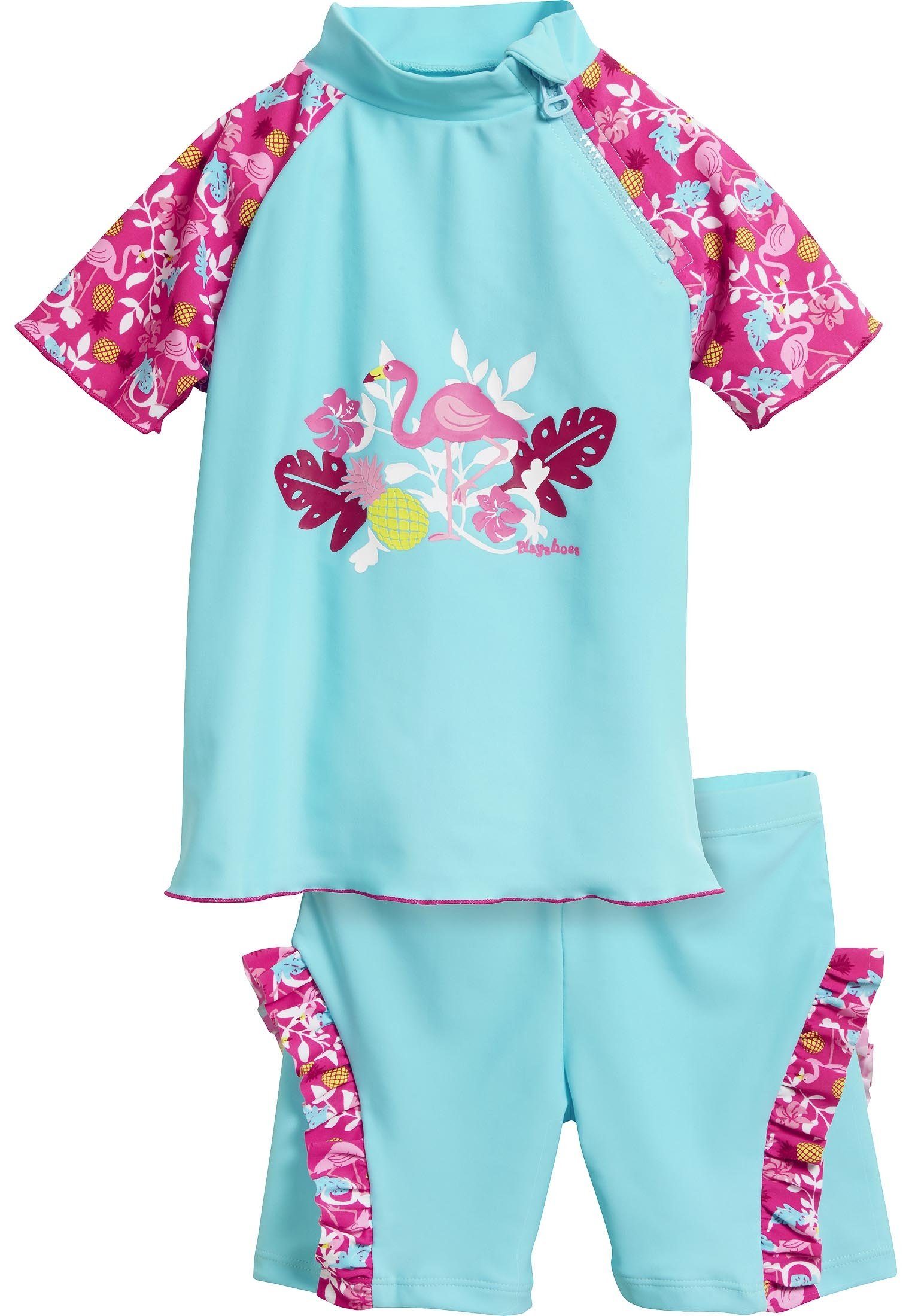 Playshoes Badeanzug UV-Schutz Bade-Set Flamingo