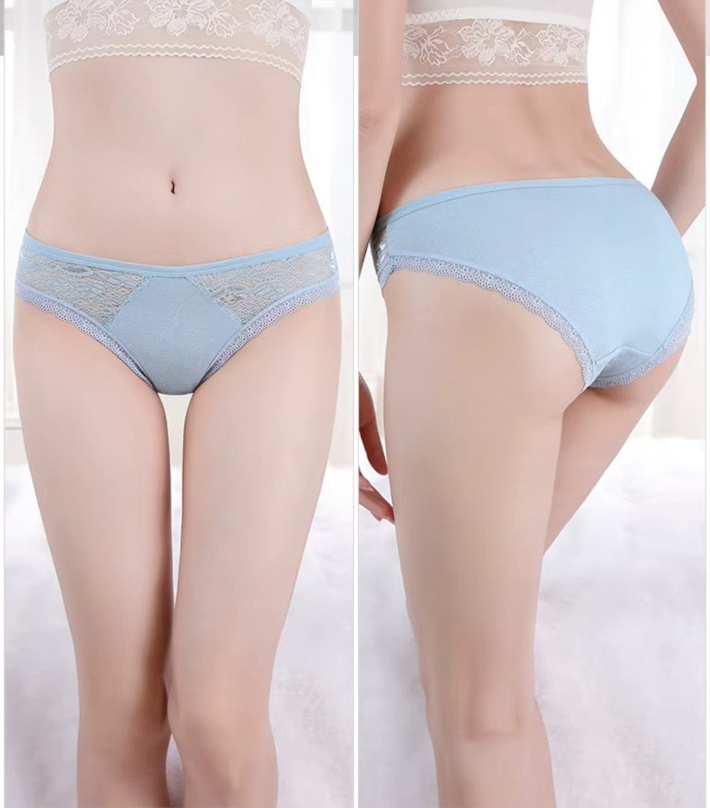 HO-Ersoka Slip Damen Slips Spitze Baumwolle Set 6 Stück Unterhosen (6er-Pack) – Bild 5 von 5