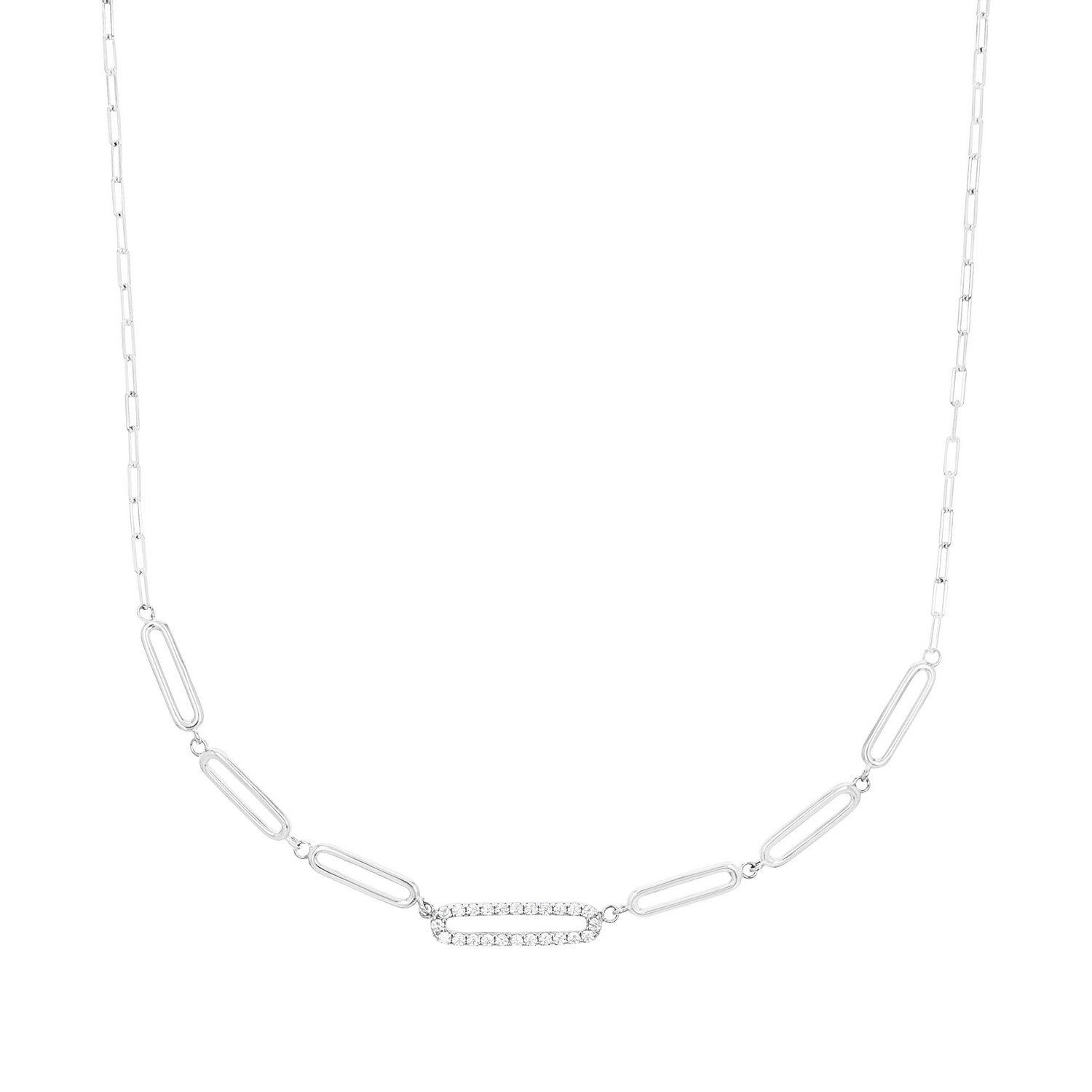 TOM TAILOR Collier Schmuck Geschenk Silber 925, mit Zirkonia (synth)