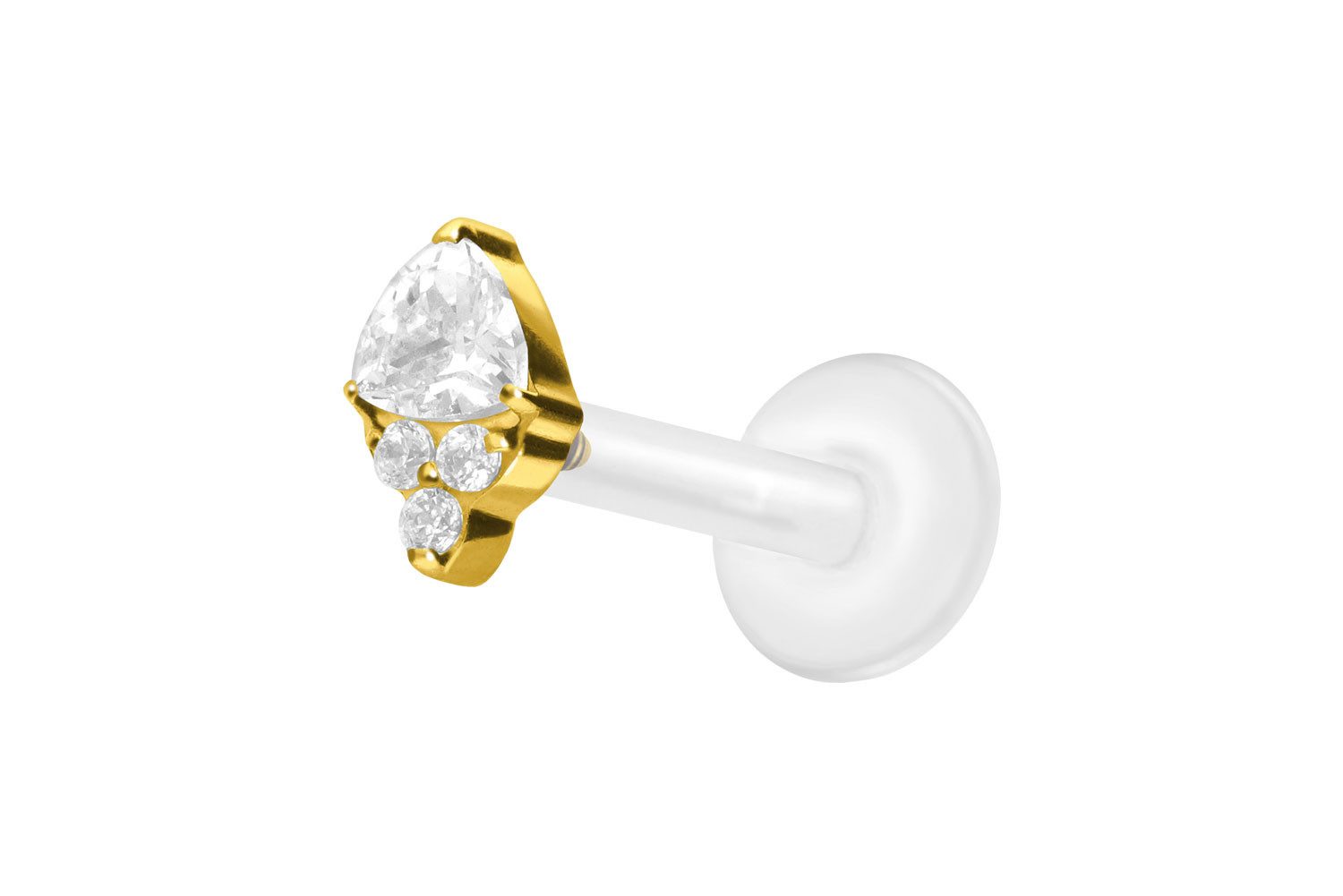 PIERCINGLINE Piercing-Set PTFE Labret mit Innengewinde günstig online kaufen