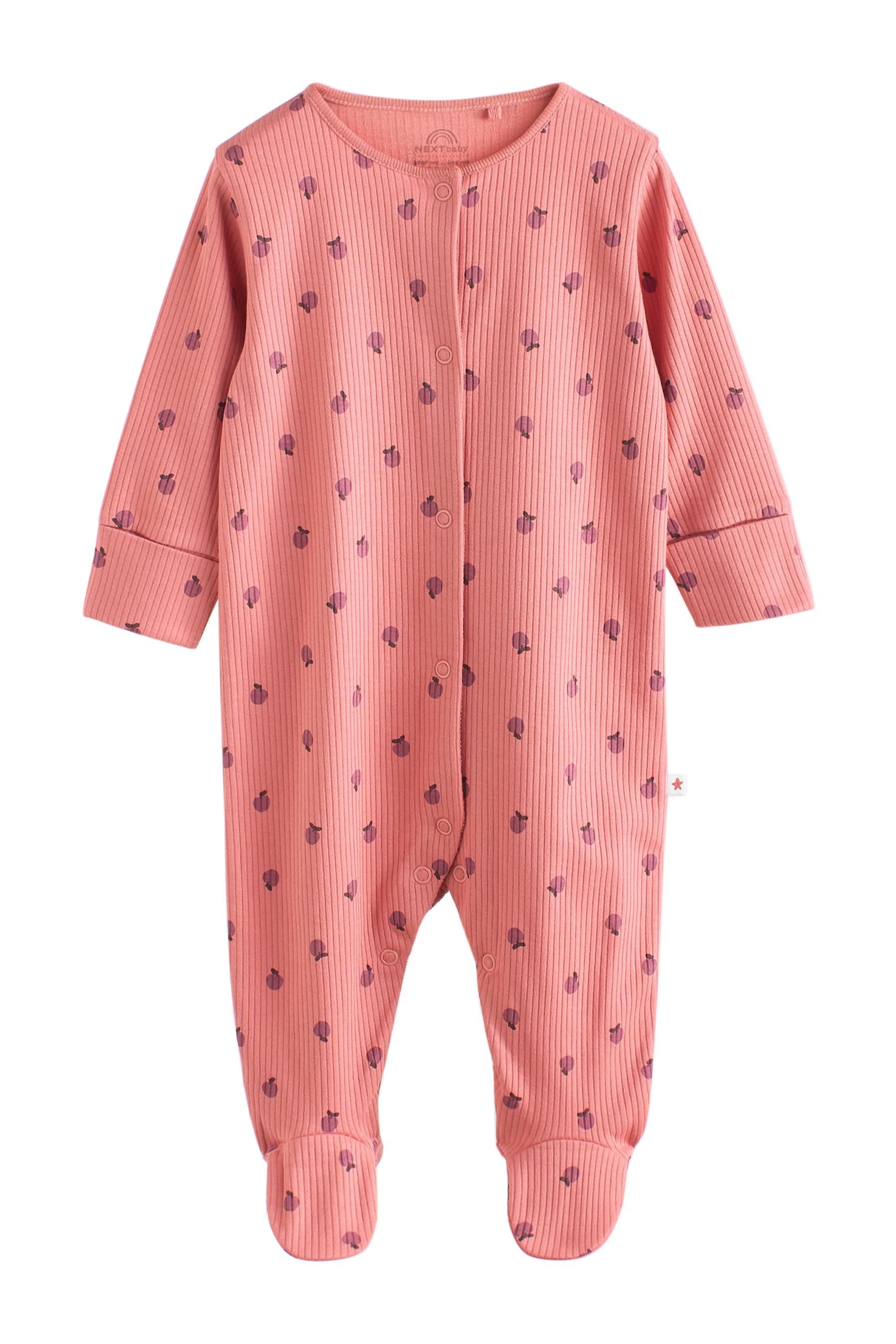 Next Schlafoverall Babyschlafanzüge mit Zweiwege-RV, 3er-Pack (5-tlg)