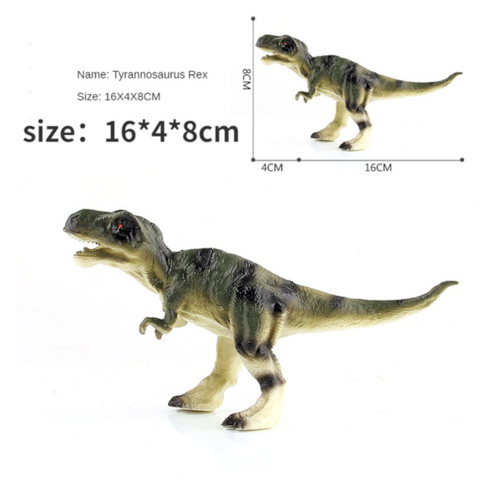 Actionfigur Dinosaurier Figur T-Rex Hartplastik Actionfigur 16cm Tyrannosaurus