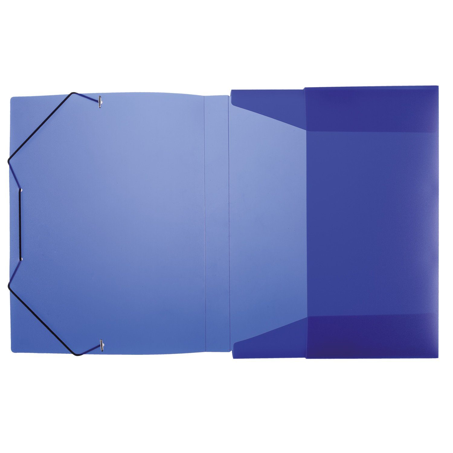 Idena Hefter Idena 225402 - Heftbox für DIN A4 mit Gummizug, aus PP, Füllhöhe 3,5