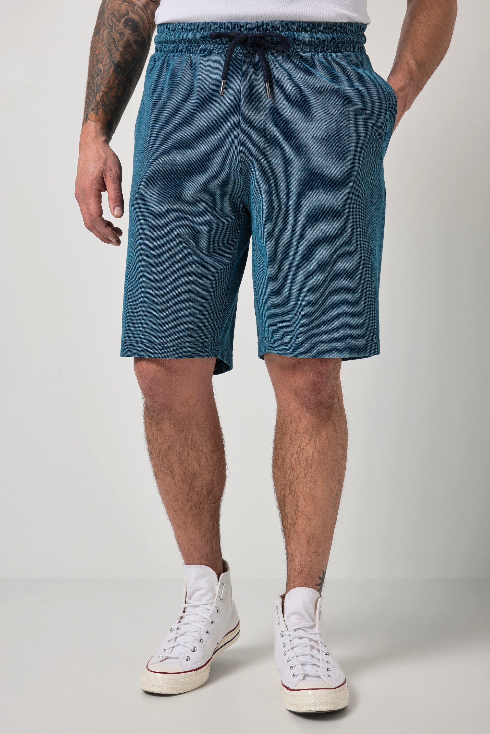 Bermudas Bermuda TwoTone Piqué Elastikbund Relaxed Fit
