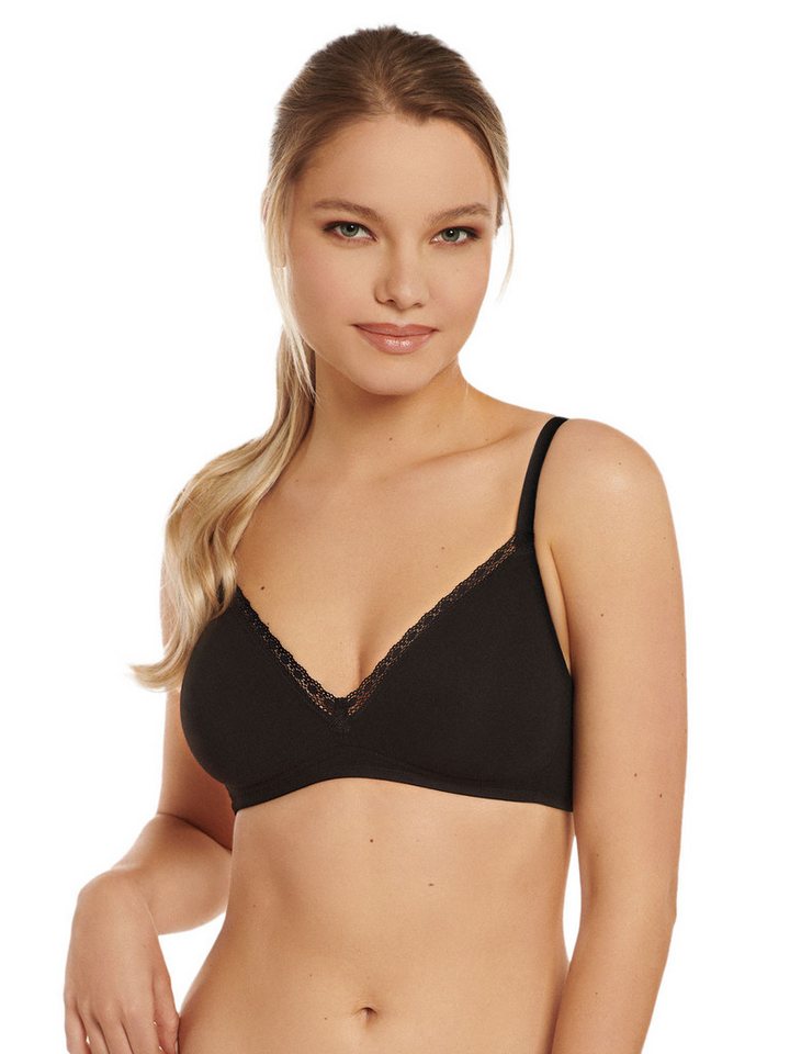 Lisca Soft-BH Soft BH Ines (Stück, 1-tlg) Soft-Cups, mit Baumwolle, Uni, Basic