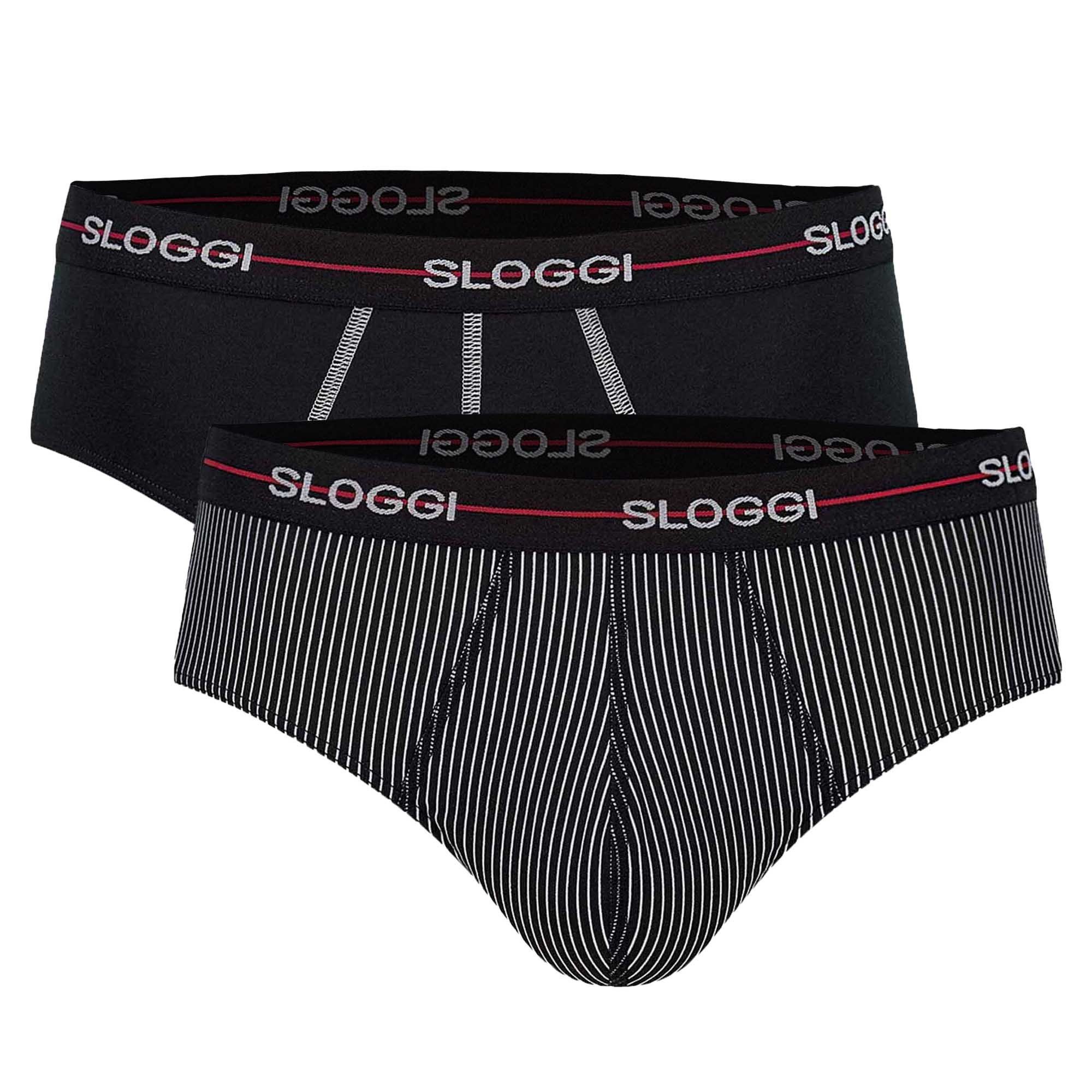 Slip Herren Slip 2er Pack Baumwollmischung