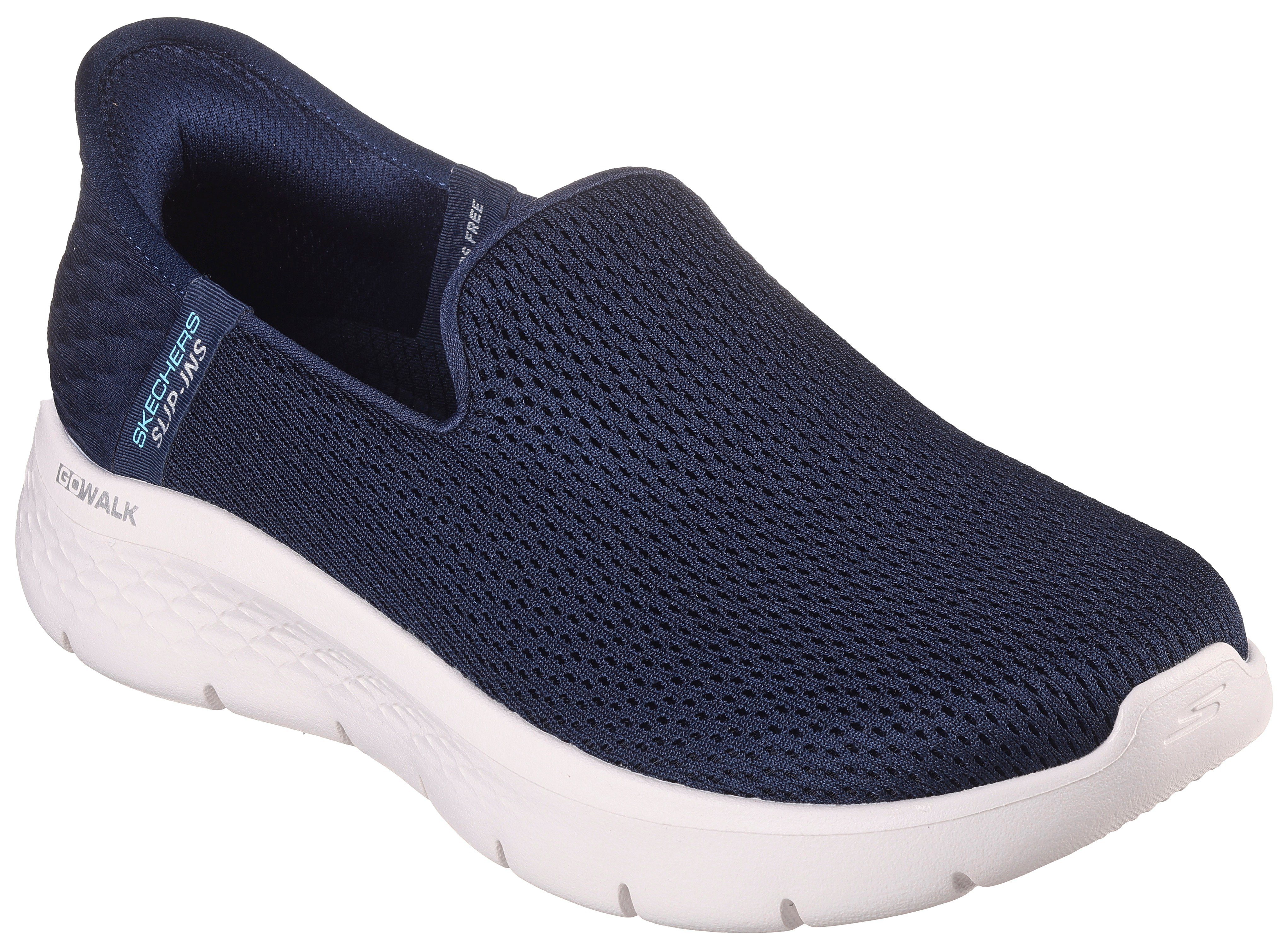 Skechers GO WALK FLEX RELISH Slip-On Sneaker Slipper, Freizeitschuh mit Slip Ins-Funktion zum leichten Einschlupf