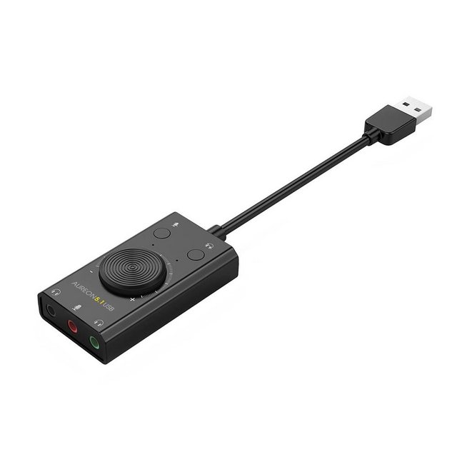Terratec AUREON 5.1 USB USB Soundkarte, Externe Soundkarte, Ersatzsoundkarte, Lautstärkeregler, Plug Play  - Onlineshop OTTO