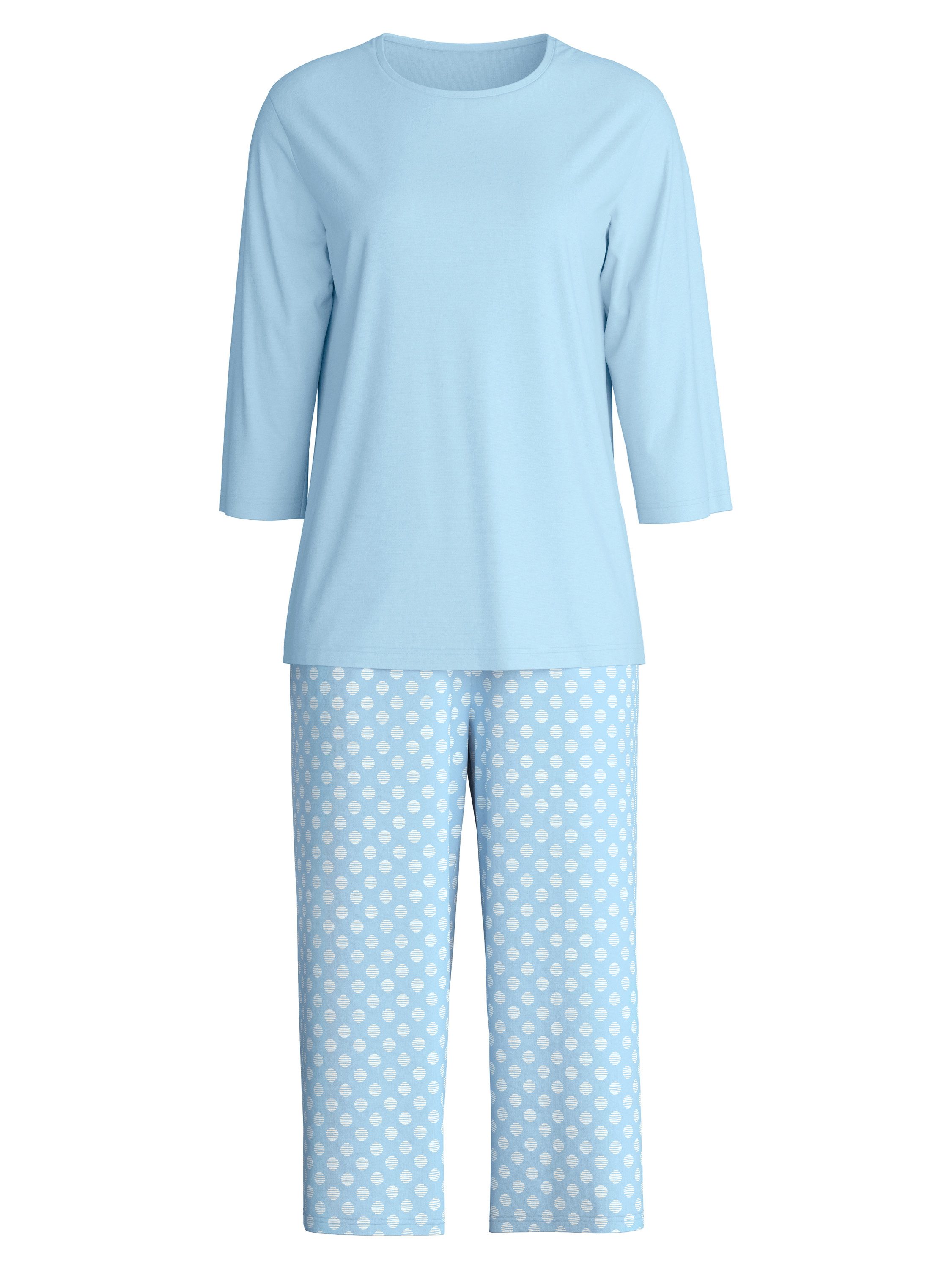 CALIDA Capri-Pyjama Cotton Special Damen (2 tlg) weich, leicht und komfortabel
