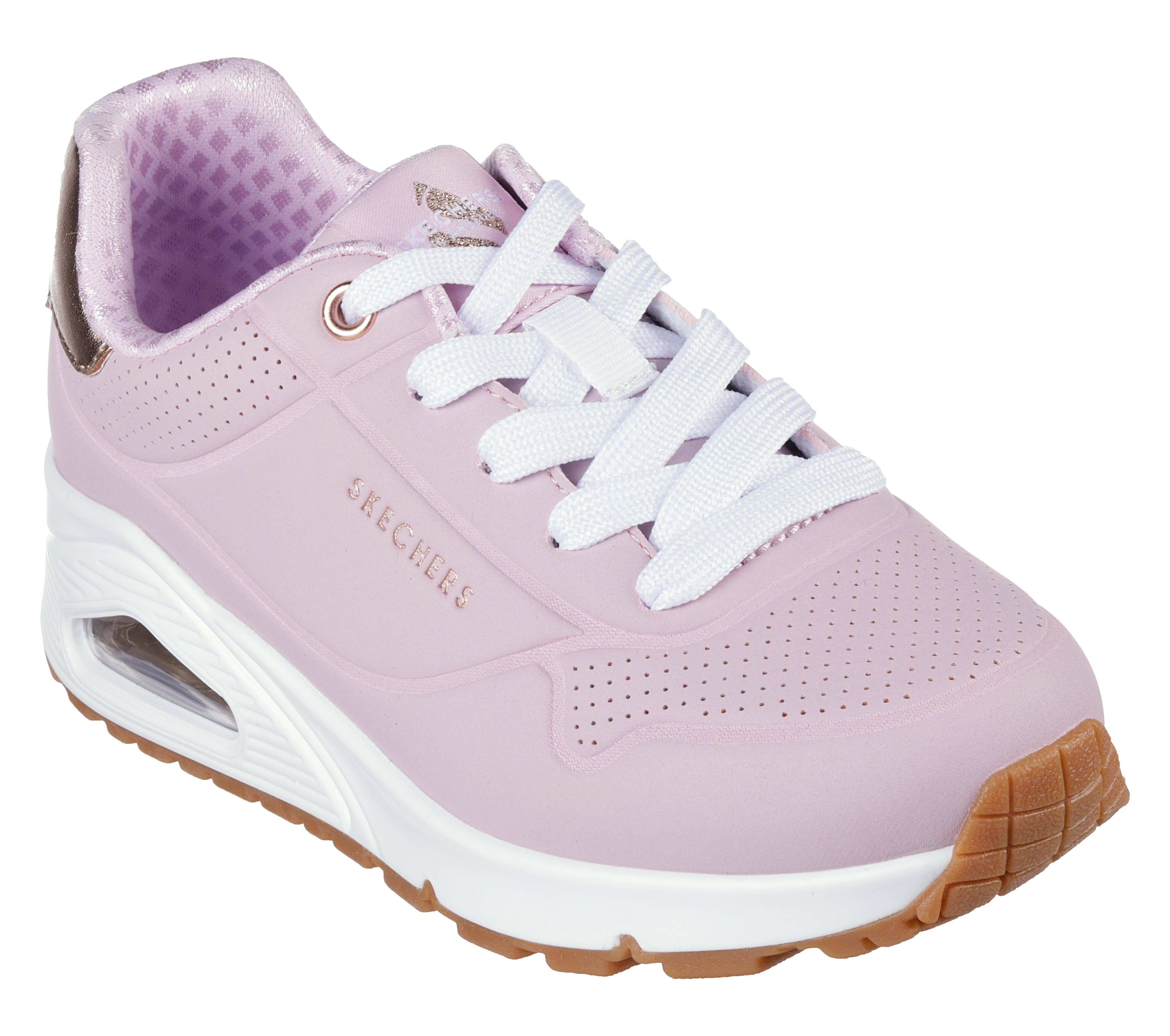 Skechers UNO GEN1 SHIMMER AWAY Sneaker Gepolsterte Skechers Air-Cooled Memory Foam-Innensohle