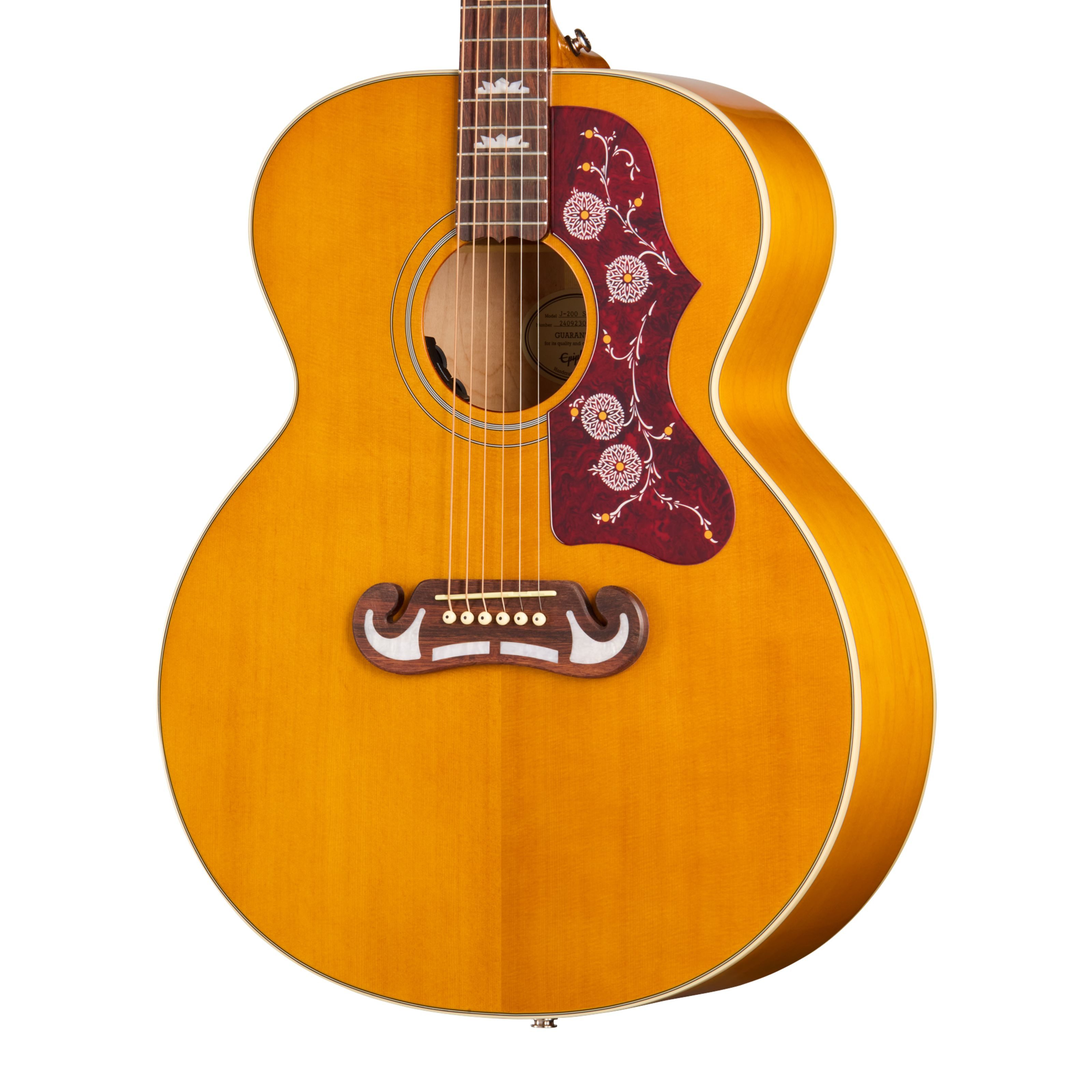 Epiphone Westerngitarre, Westerngitarren, Jumbo Gitarren, J-200 Studio Natural - Westerngitarre