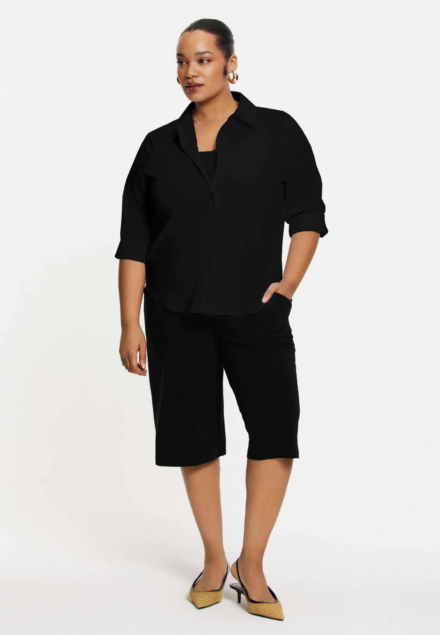 YOEK Blusentop Damen Bluse Mit Knöpfen günstig online kaufen