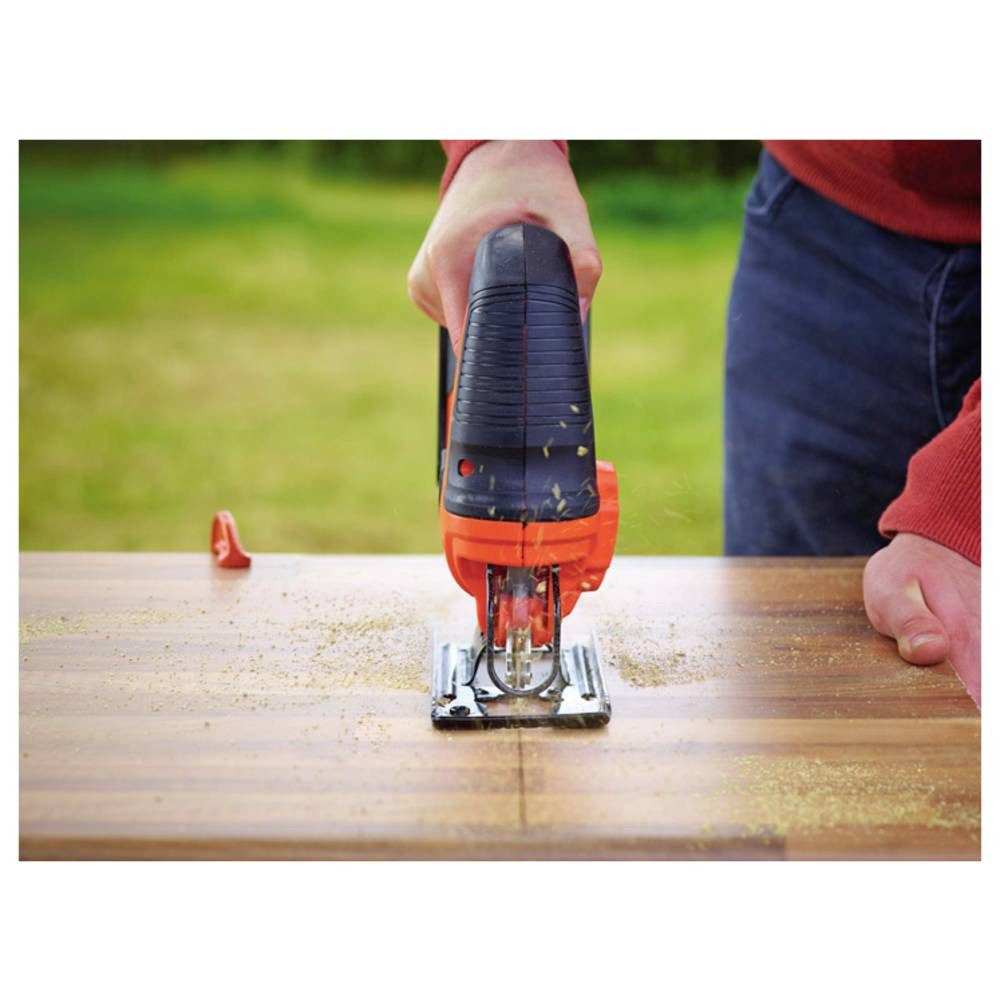 Black + Decker Stichsäge Akku-Stichsäge BDCJS18N-XJ ohne Akku, ohne Ladegerät 18 V, ohne Akku, ohne Ladegerät