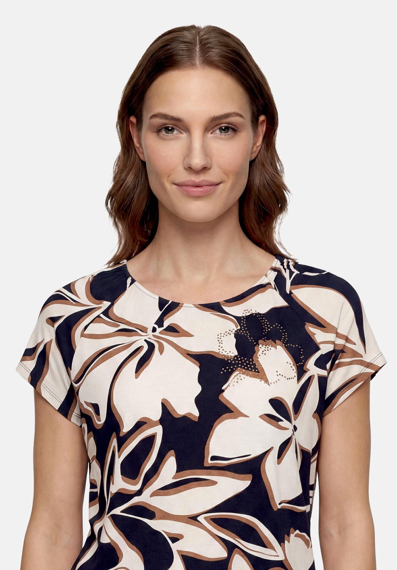 Betty Barclay Kurzarmshirt Damen mit Gummizug (1-tlg)