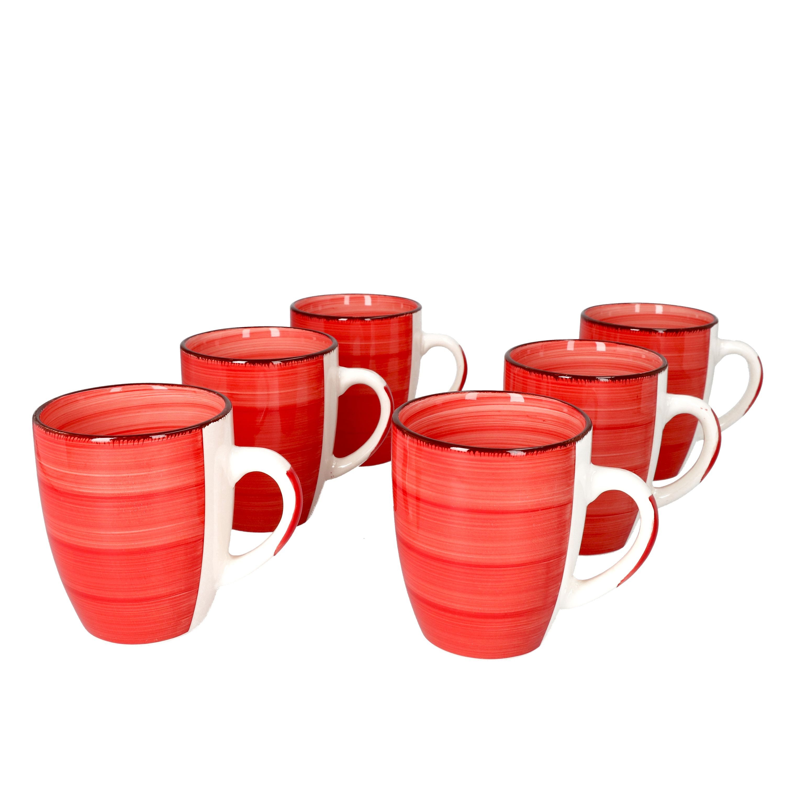 MamboCat Becher 6er Set Kaffeebecher Chrissi - 24326382, Steingut